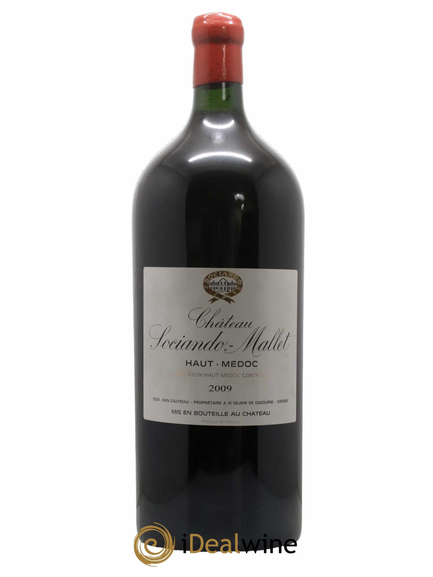 Château Sociando Mallet 2009 - Lot de 1 impériale - 0