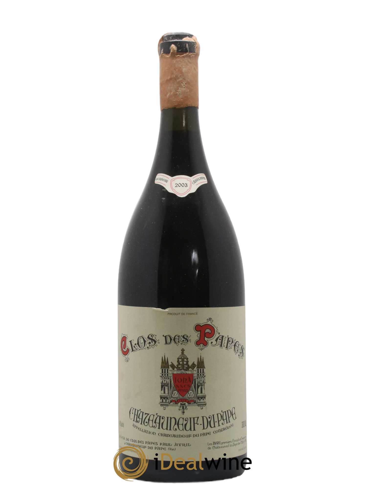 Châteauneuf-du-Pape Clos des Papes - Paul Avril 2003 - Lot de 1 double magnum - 0
