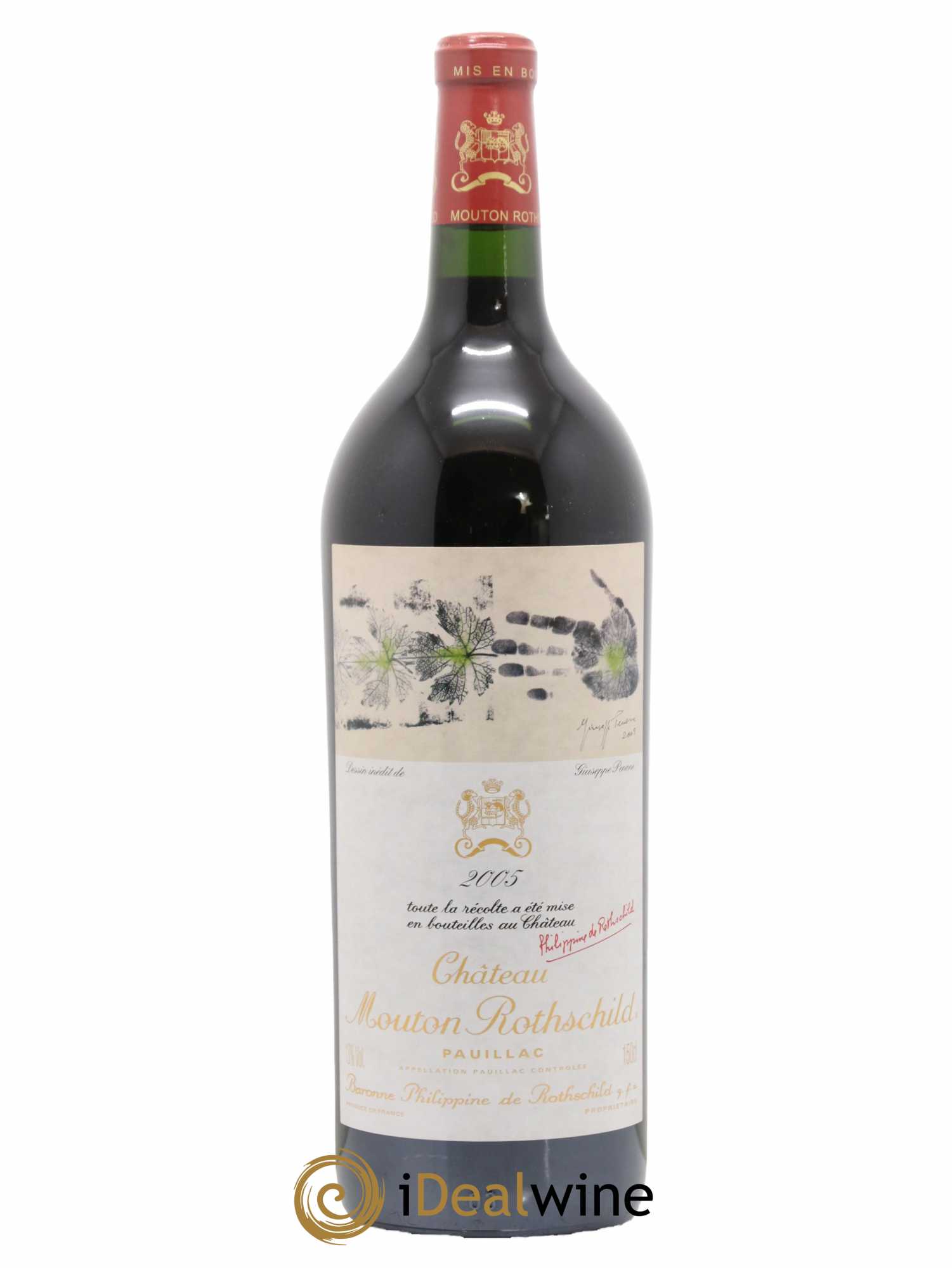 Château Mouton Rothschild 1er Grand Cru Classé 2005 - Lot de 1 magnum - 0