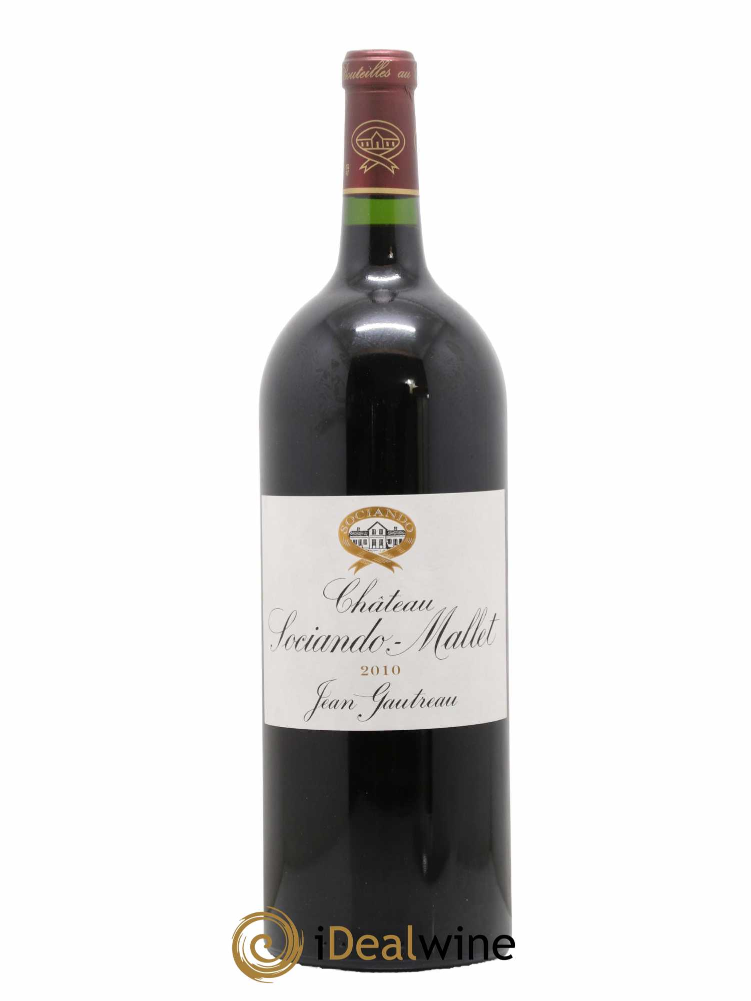 Château Sociando Mallet 2010 - Lot de 1 magnum - 0