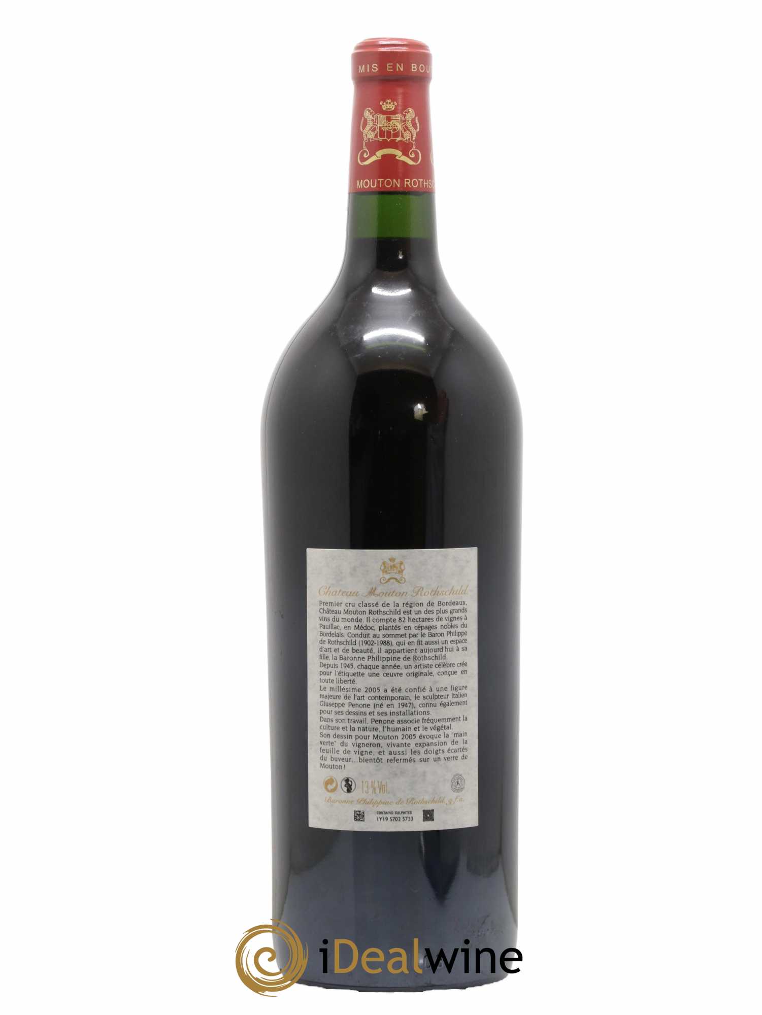 Château Mouton Rothschild 1er Grand Cru Classé 2005 - Lot de 1 magnum - 1