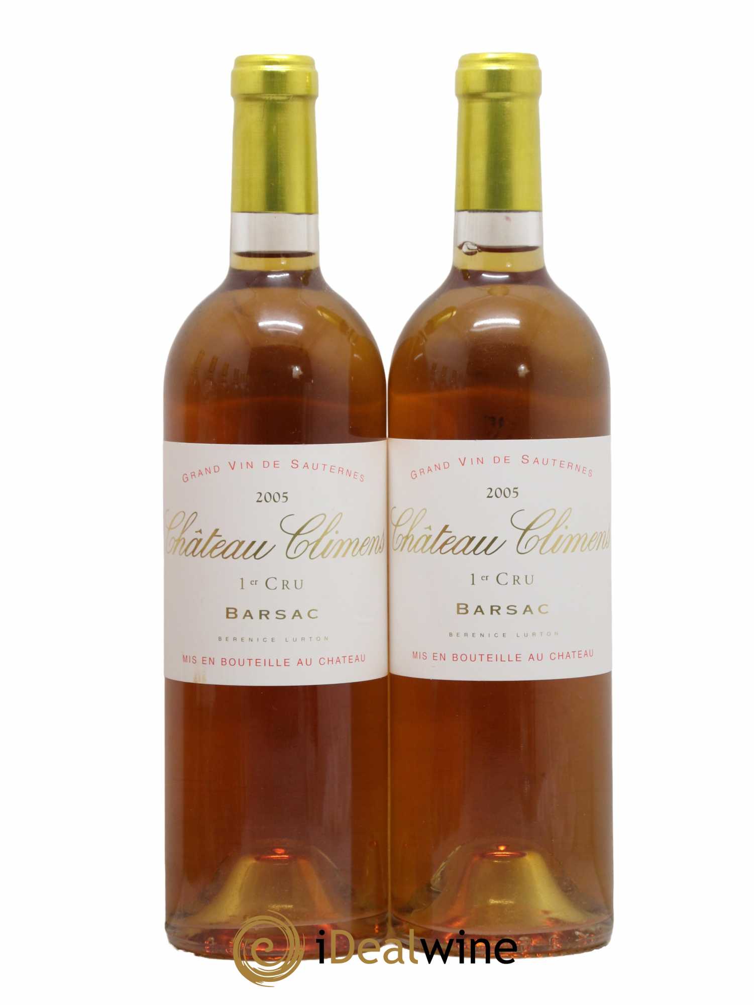 Château Climens 1er Grand Cru Classé 2005 - Lotto di 2 bottiglie - 0