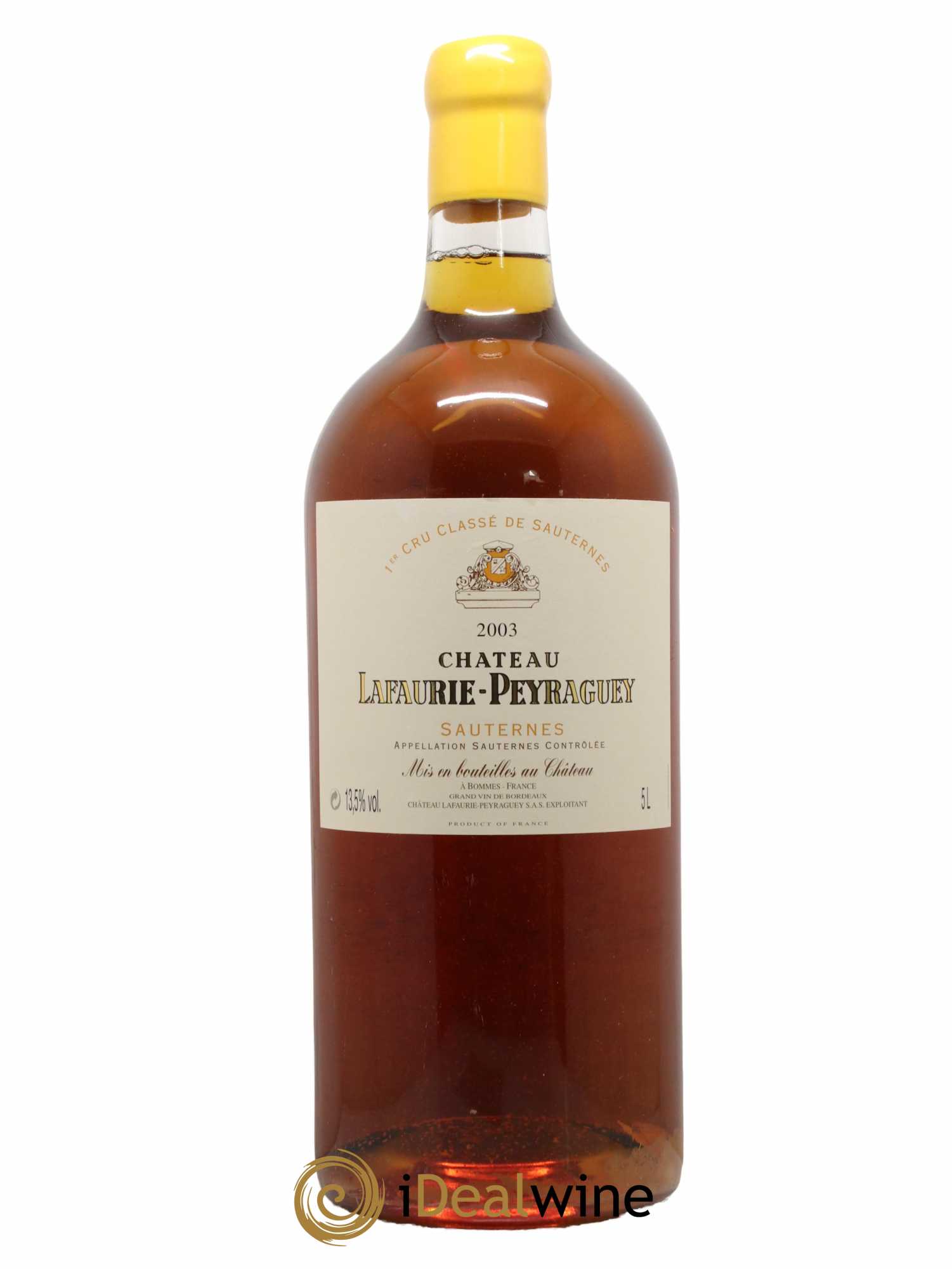 Château Lafaurie-Peyraguey 1er Grand Cru Classé 2003 - Lotto di 1 jéroboam - 0
