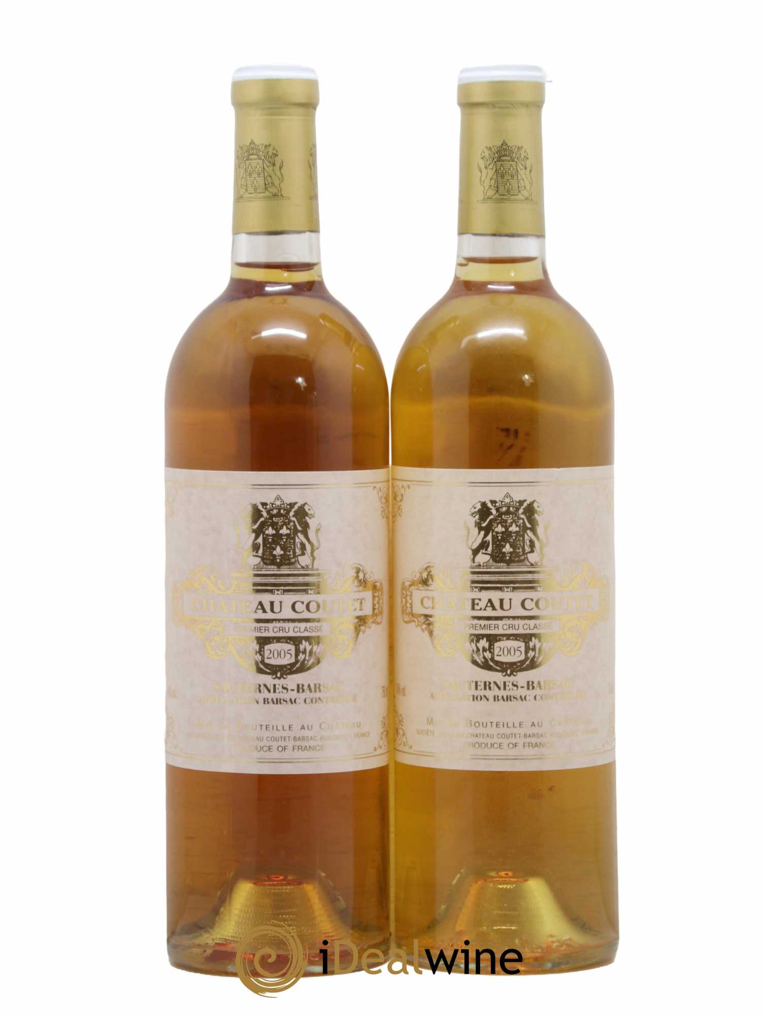 Château Coutet 1er Grand Cru Classé 2005 - Lotto di 2 bottiglie - 0