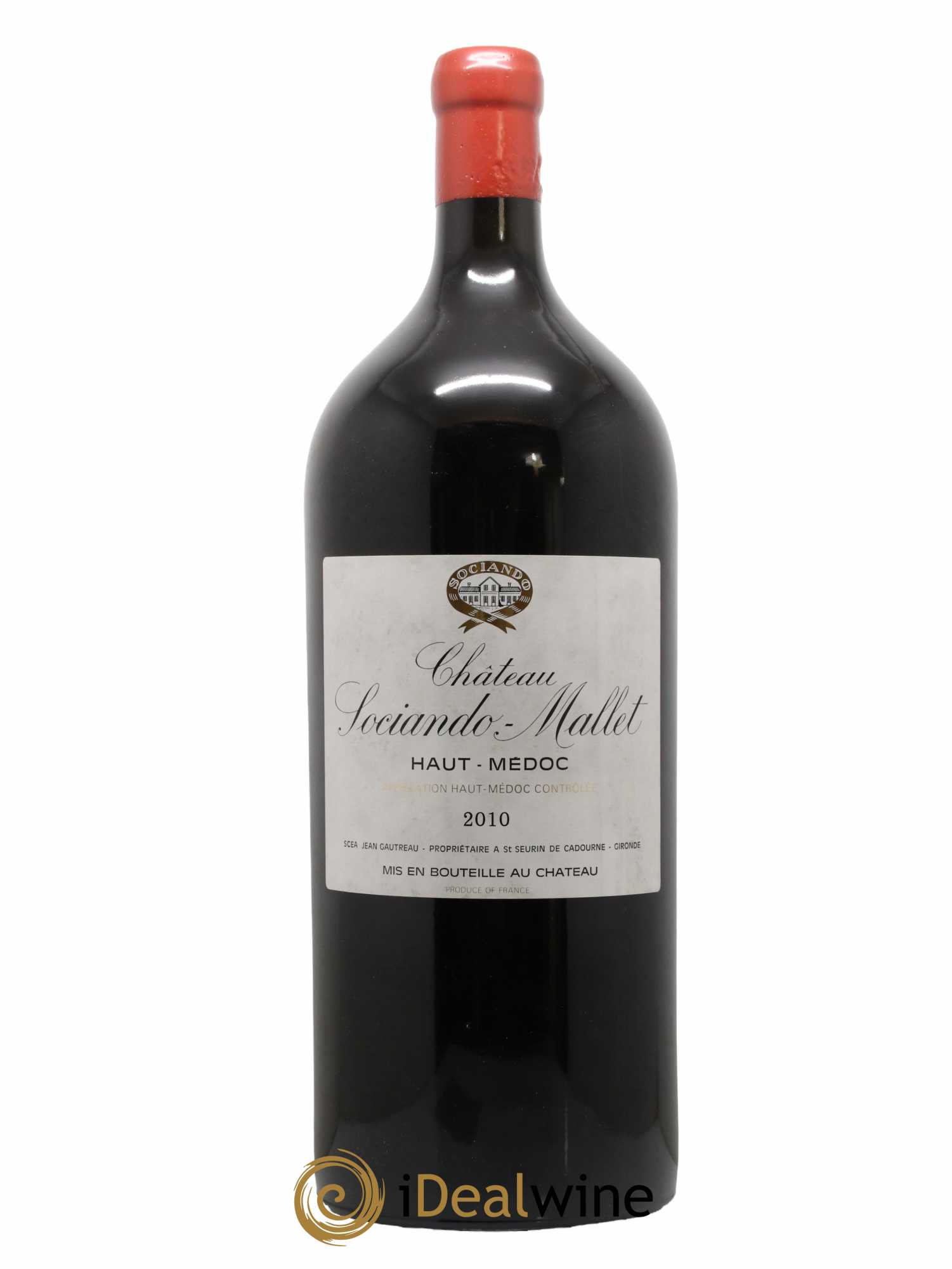 Château Sociando Mallet 2010 - Lot de 1 impériale - 0