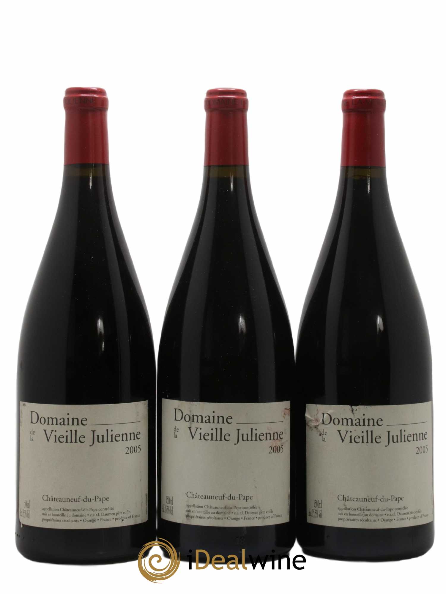 Châteauneuf-du-Pape Vieille Julienne (Domaine de la) Jean-Paul Daumen 2005 - Lot de 3 magnums - 0