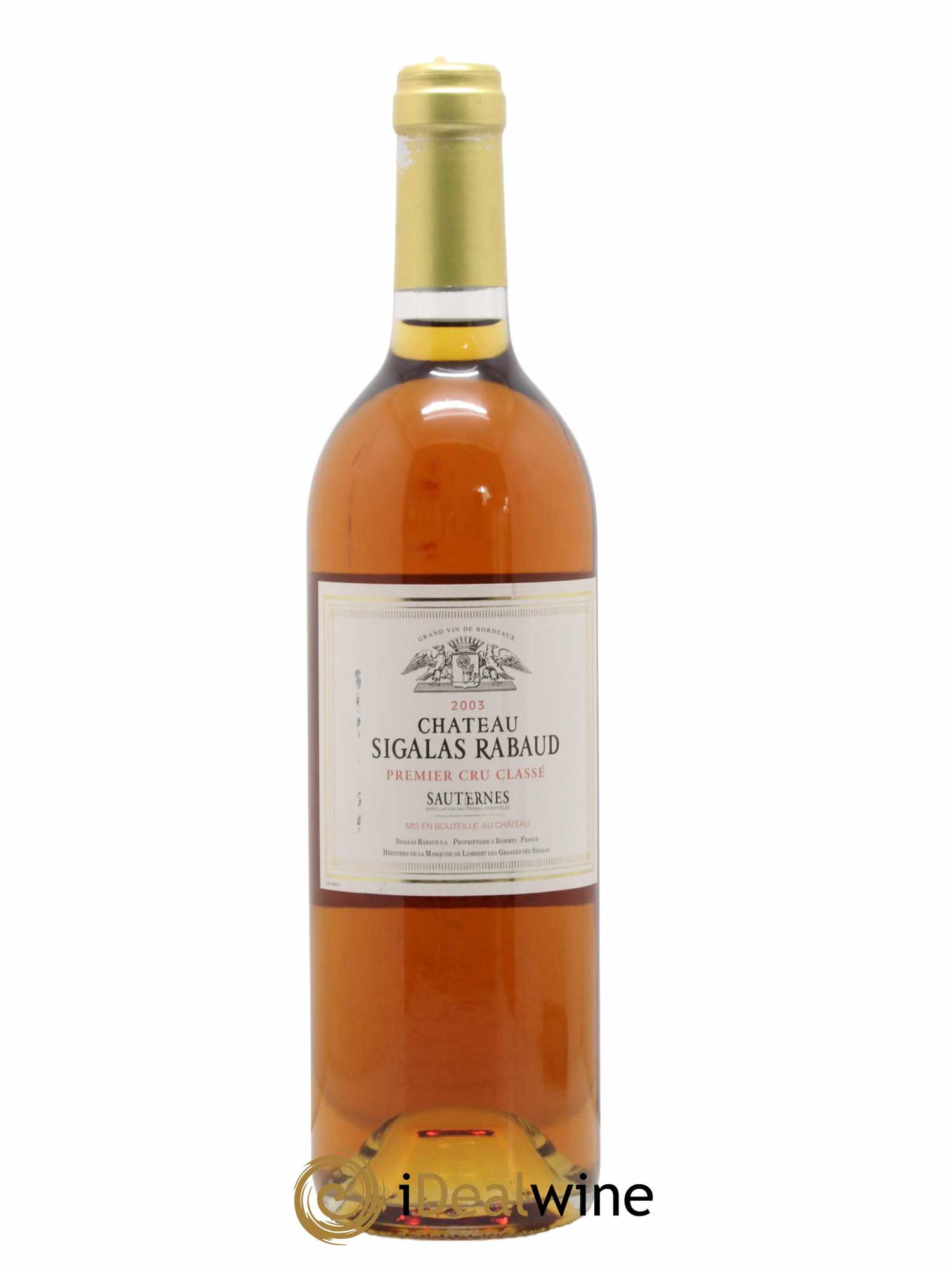 Château Sigalas Rabaud 1er Grand Cru Classé 2003 - Lotto di 1 bottiglia - 0