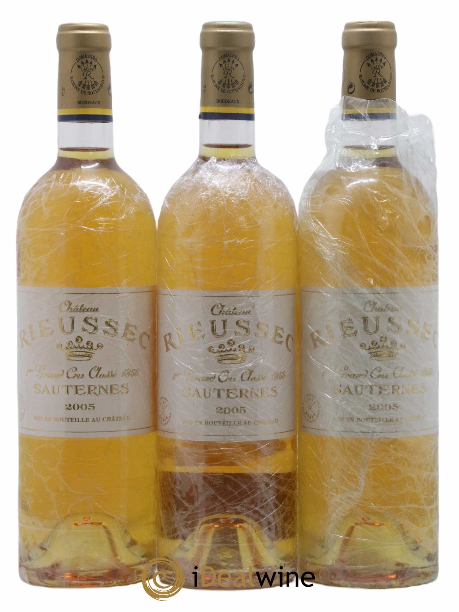 Château Rieussec 1er Grand Cru Classé 2005 - Lotto di 3 bottiglie - 0