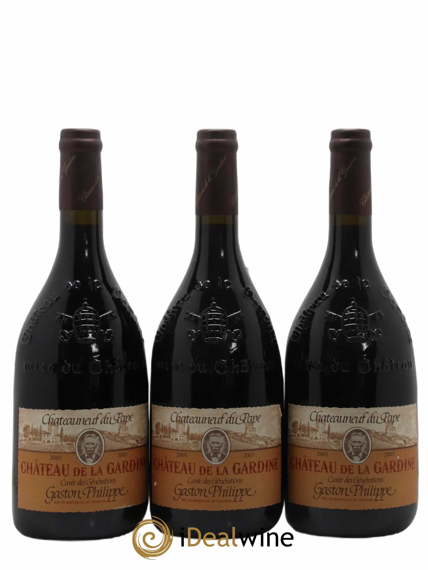 Châteauneuf-du-Pape Château de La Gardine Famille Brunel 2005 - Lot de 6 bouteilles - 2
