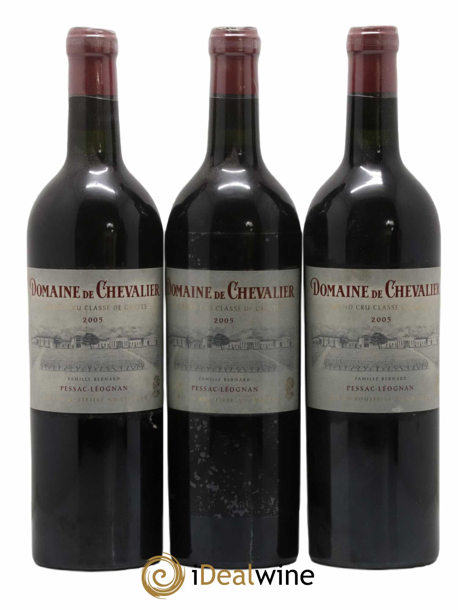 Domaine de Chevalier Cru Classé de Graves 2005 - Lot de 3 bouteilles - 0