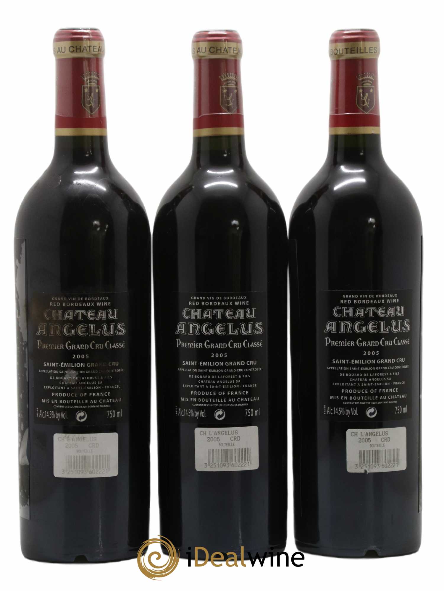 Château Angélus 1er Grand Cru Classé A 2005 - Lot de 6 bouteilles - 2