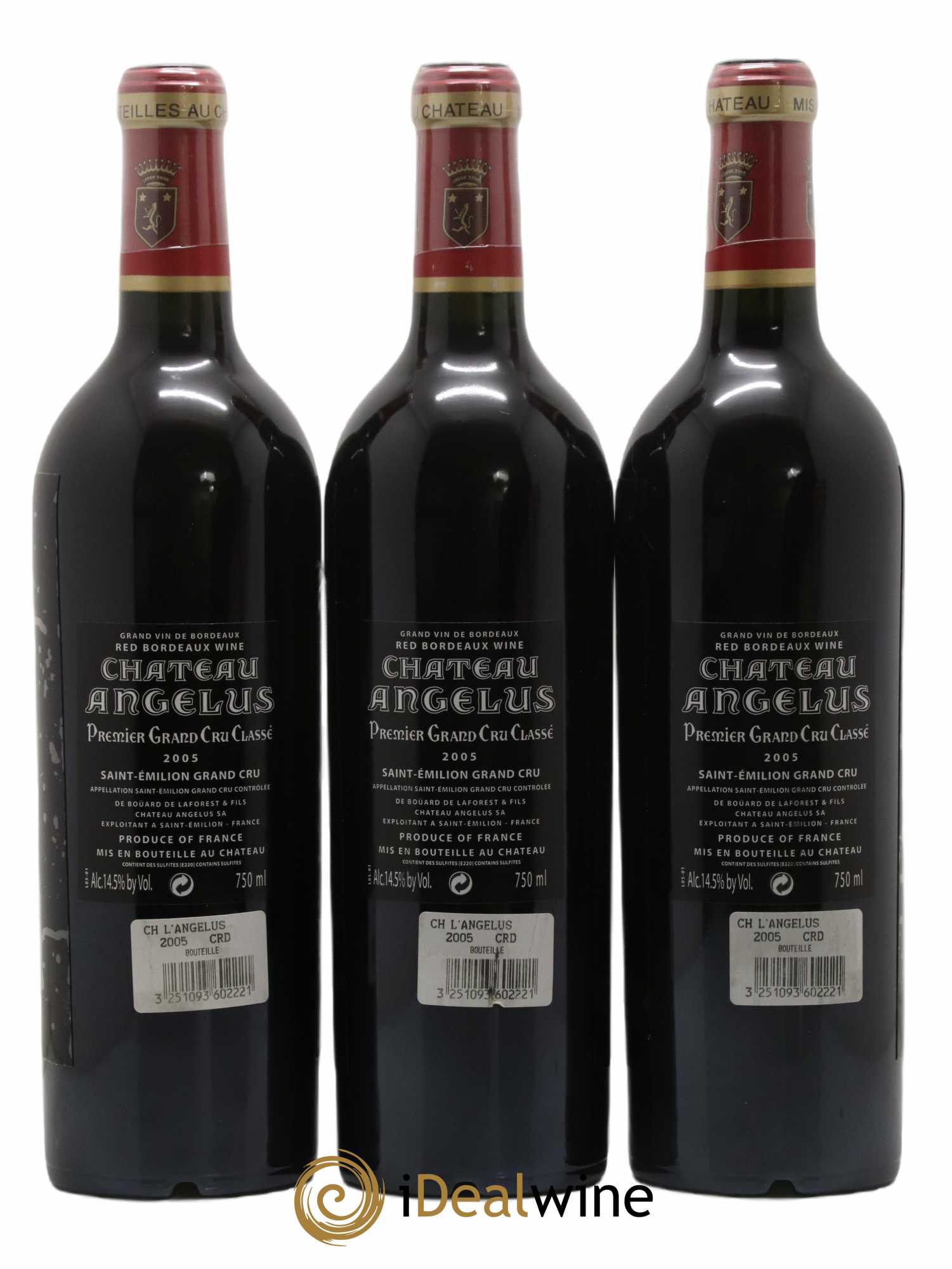 Château Angélus 1er Grand Cru Classé A 2005 - Lot de 6 bouteilles - 4