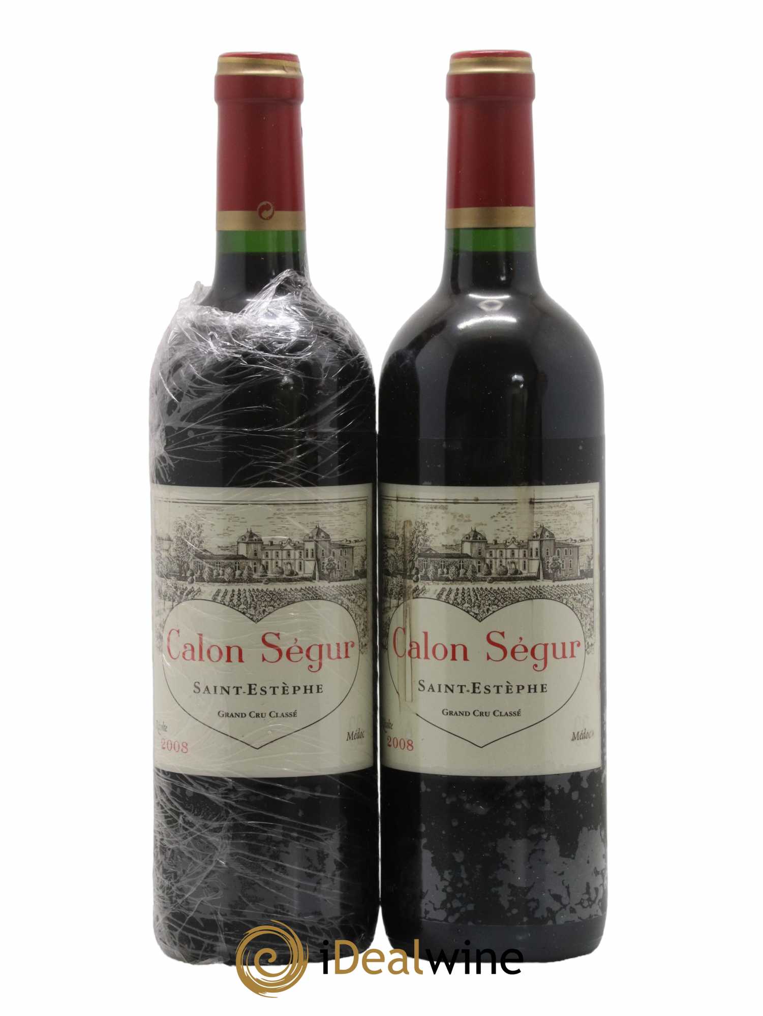 Château Calon Ségur 3ème Grand Cru Classé 2008 - Lot de 2 bouteilles - 0