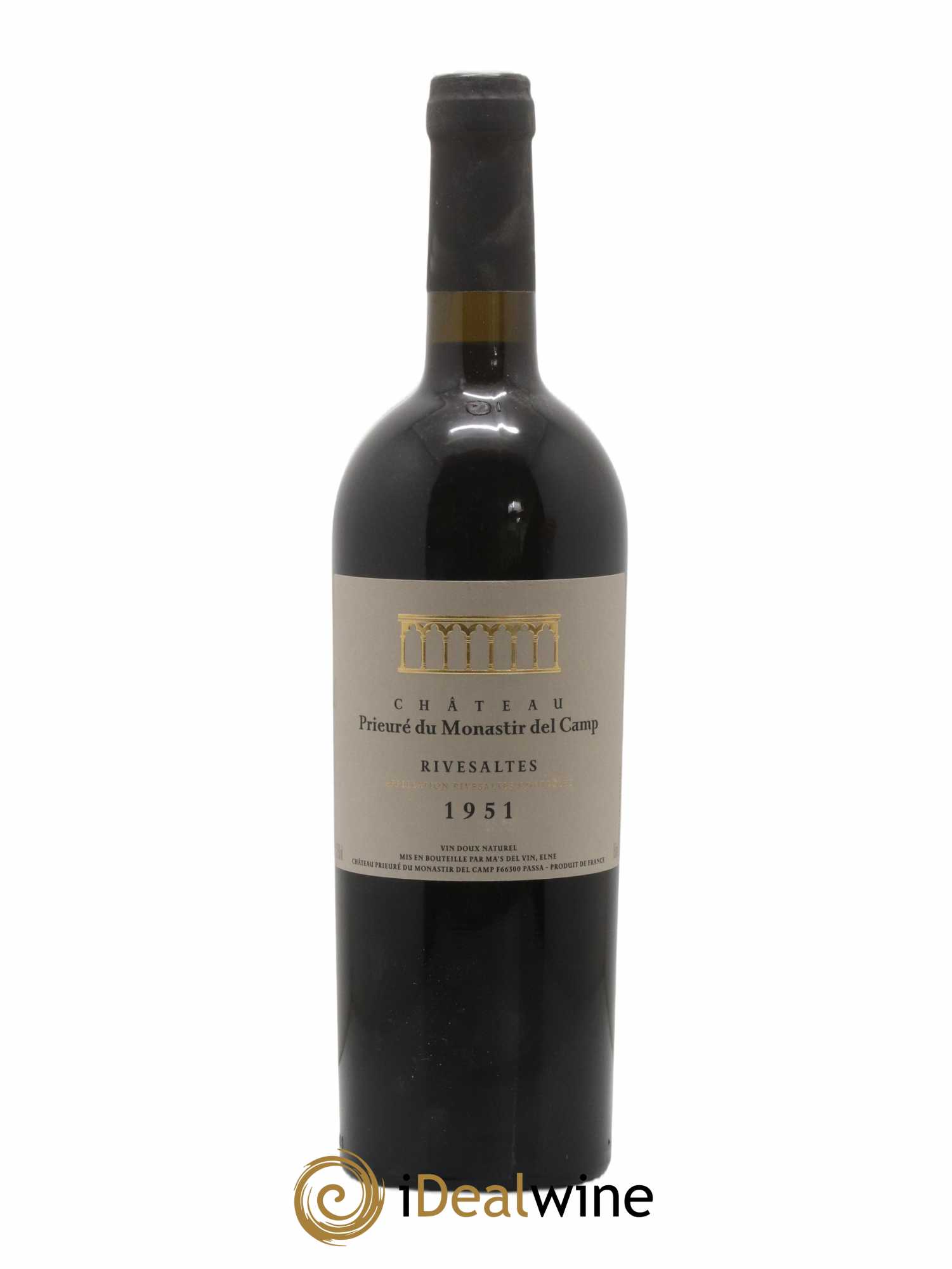 Rivesaltes Château Prieuré du Monastir del Camp 1951 - Lotto di 1 bottiglia - 0