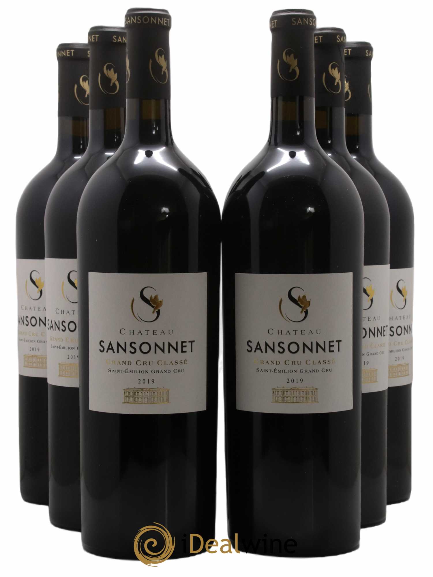 Château Sansonnet Grand Cru Classé 2019 - Lot de 6 magnums - 0