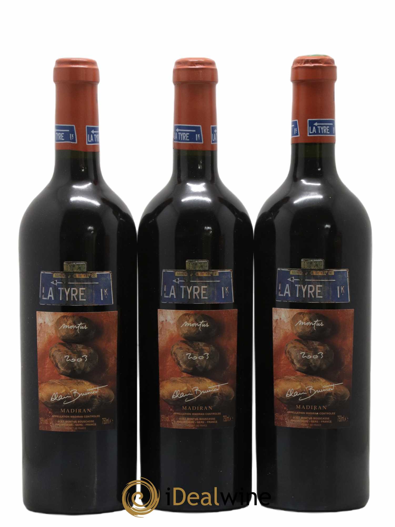Madiran Château Montus-La Tyre Alain Brumont 2003 - Lot de 6 bouteilles - 2