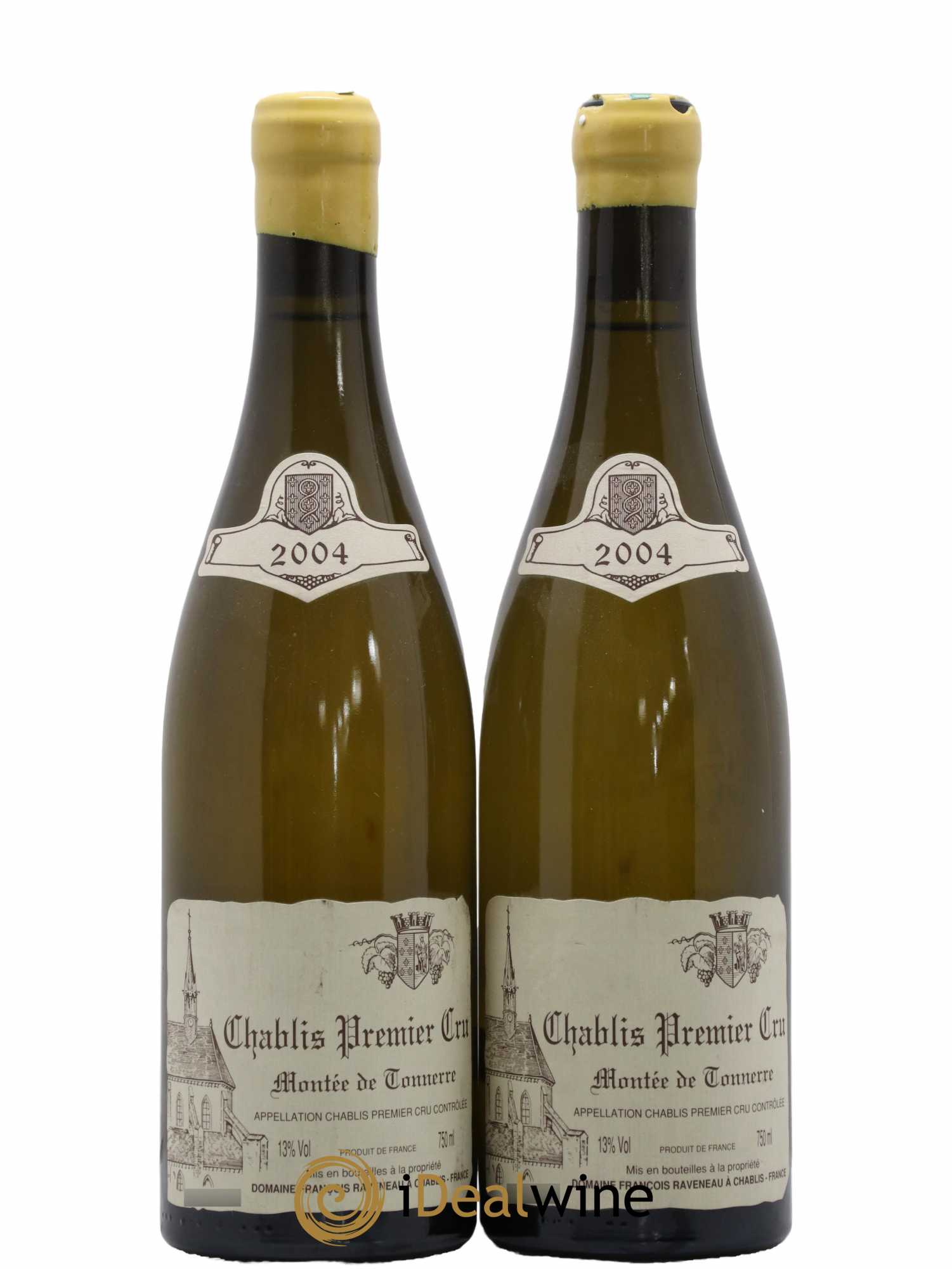 Chablis 1er Cru Montée de Tonnerre Raveneau (Domaine) 2004 - Lot de 2 bouteilles - 0
