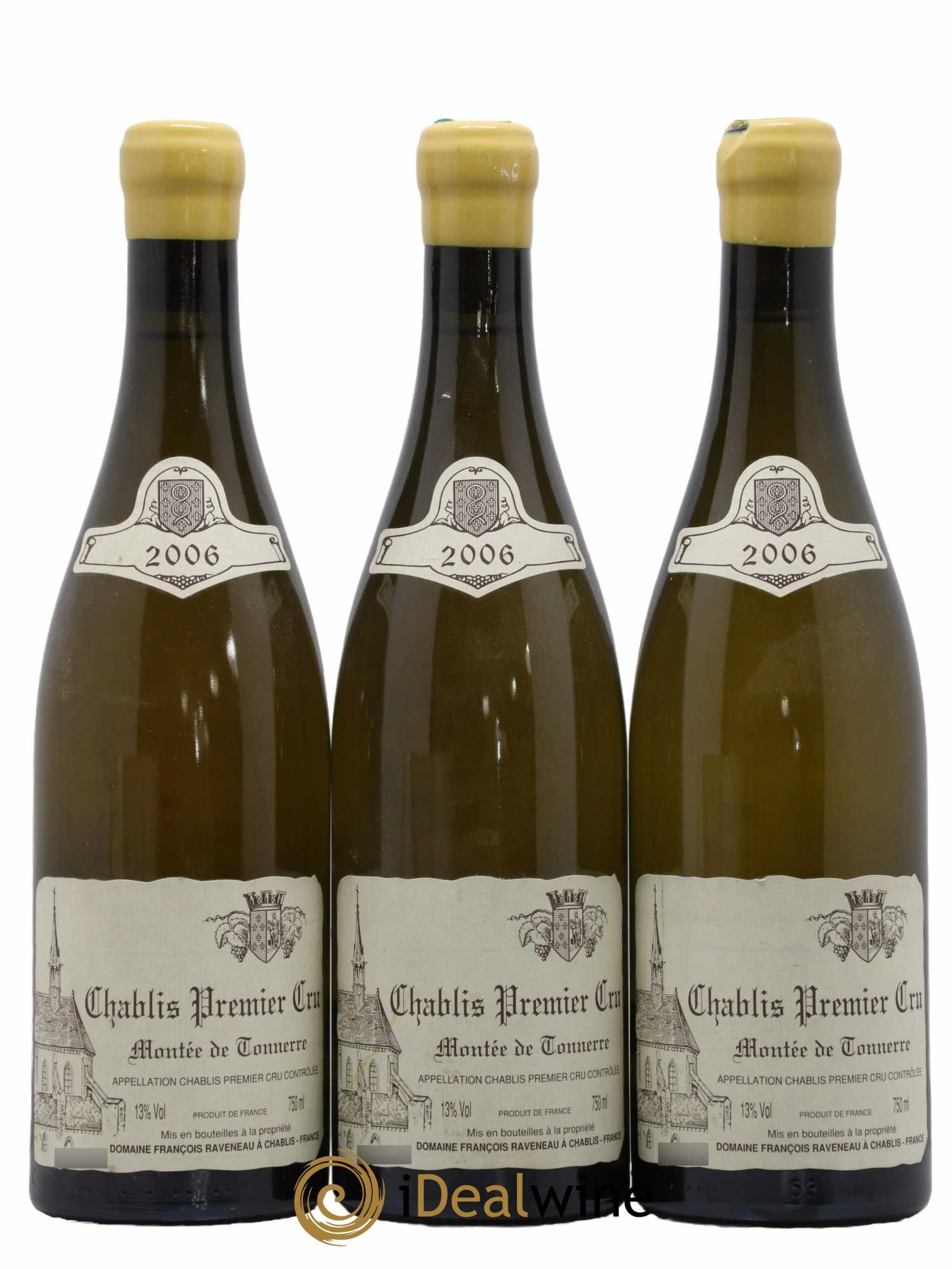 Chablis 1er Cru Montée de Tonnerre Raveneau (Domaine) 2006 - Lot de 3 bouteilles - 0