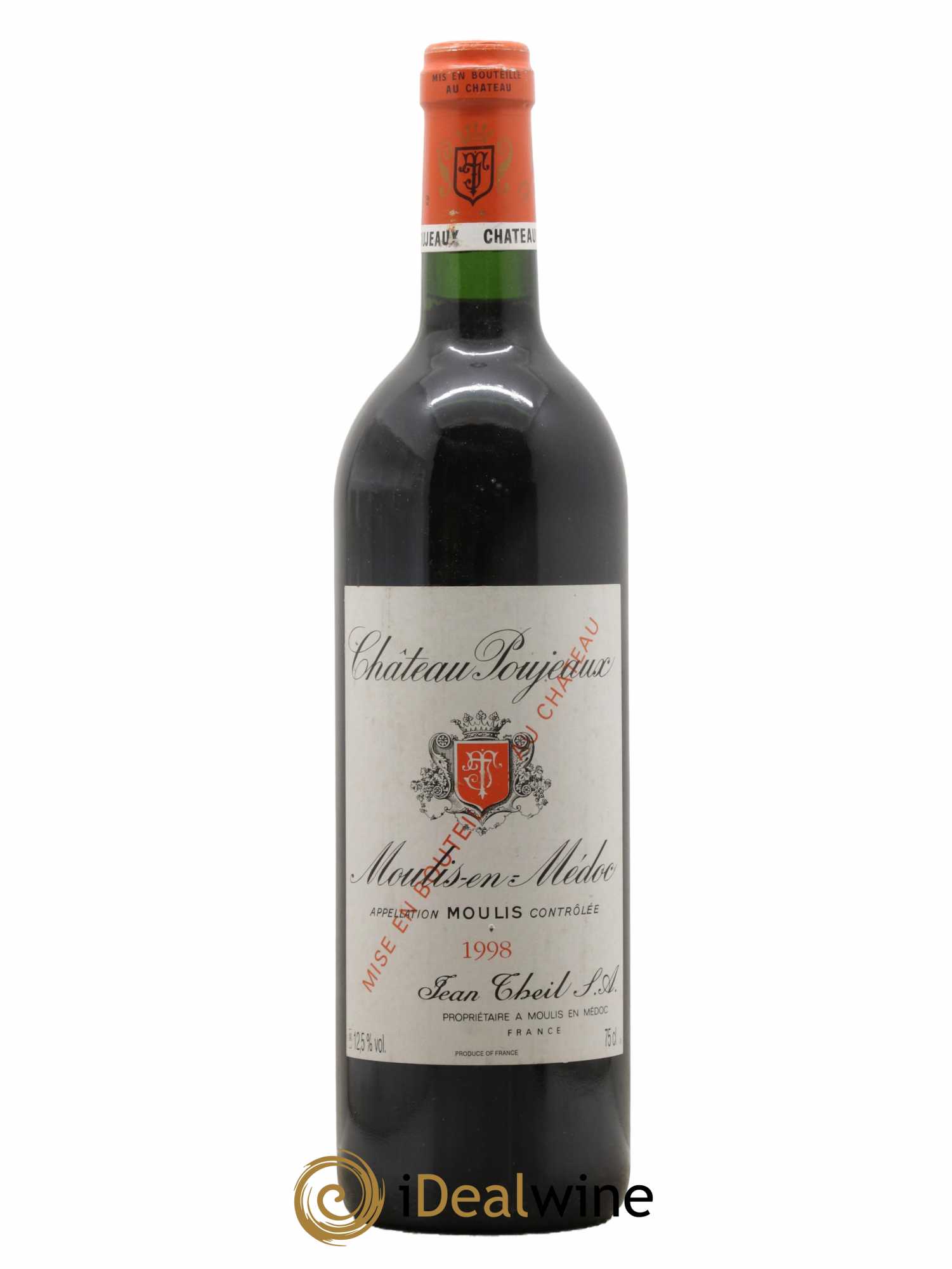 Château Poujeaux 1998 - Lot de 1 bouteille - 0