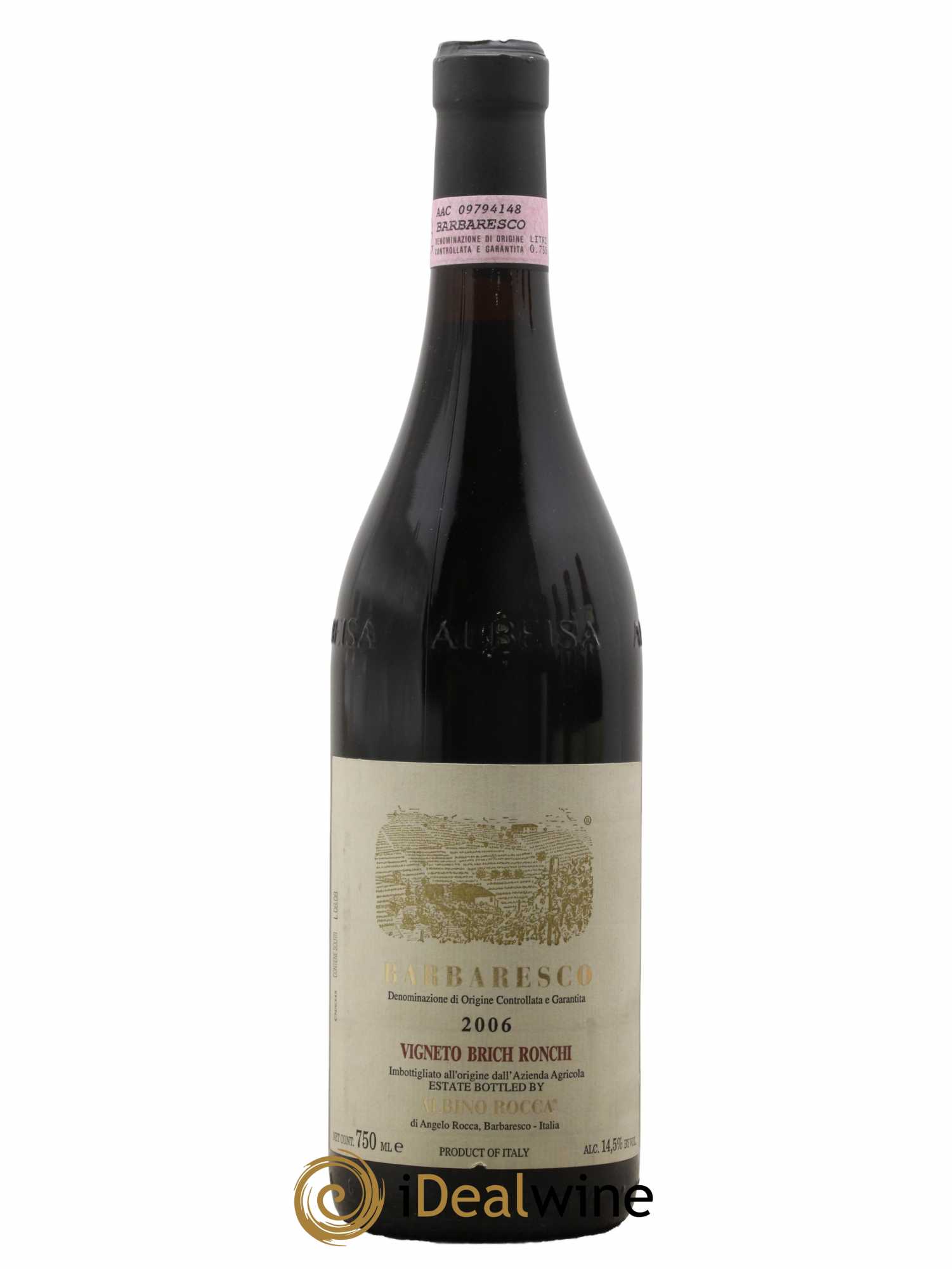 Barbaresco DOCG Vigneto Brich Ronchi Albino Rocca 2006 - Lot de 1 bouteille - 0