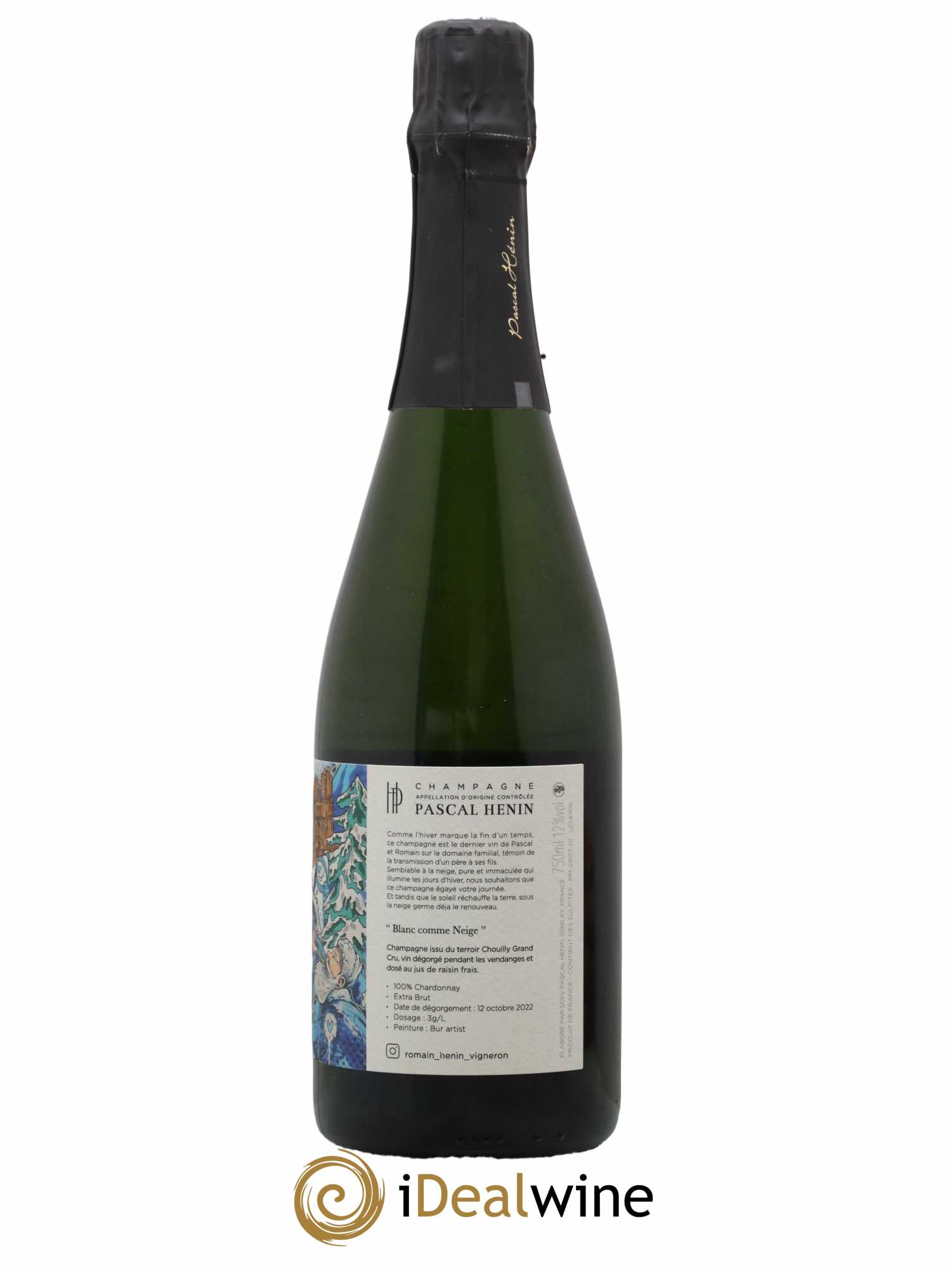 Blanc Comme Neige Pascal Henin - Romain Henin - Lot de 1 bouteille - 1