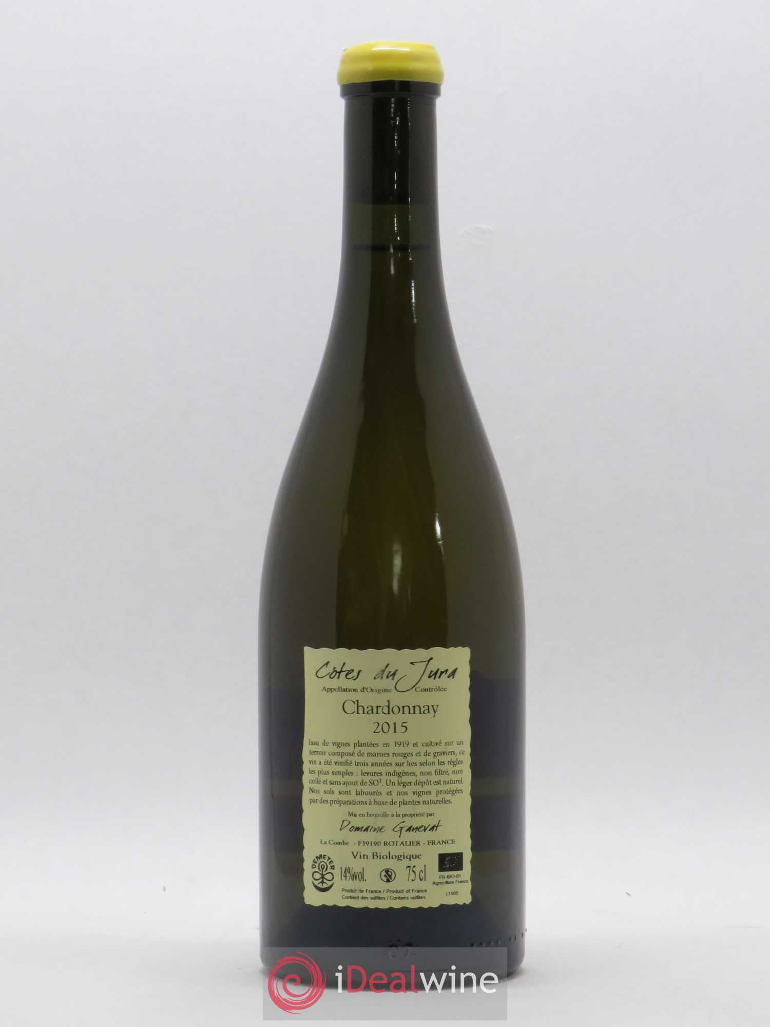Côtes du Jura Les Grands Teppes Vieilles Vignes Jean-François Ganevat (Domaine) 2015 - Lot de 1 bouteille - 1