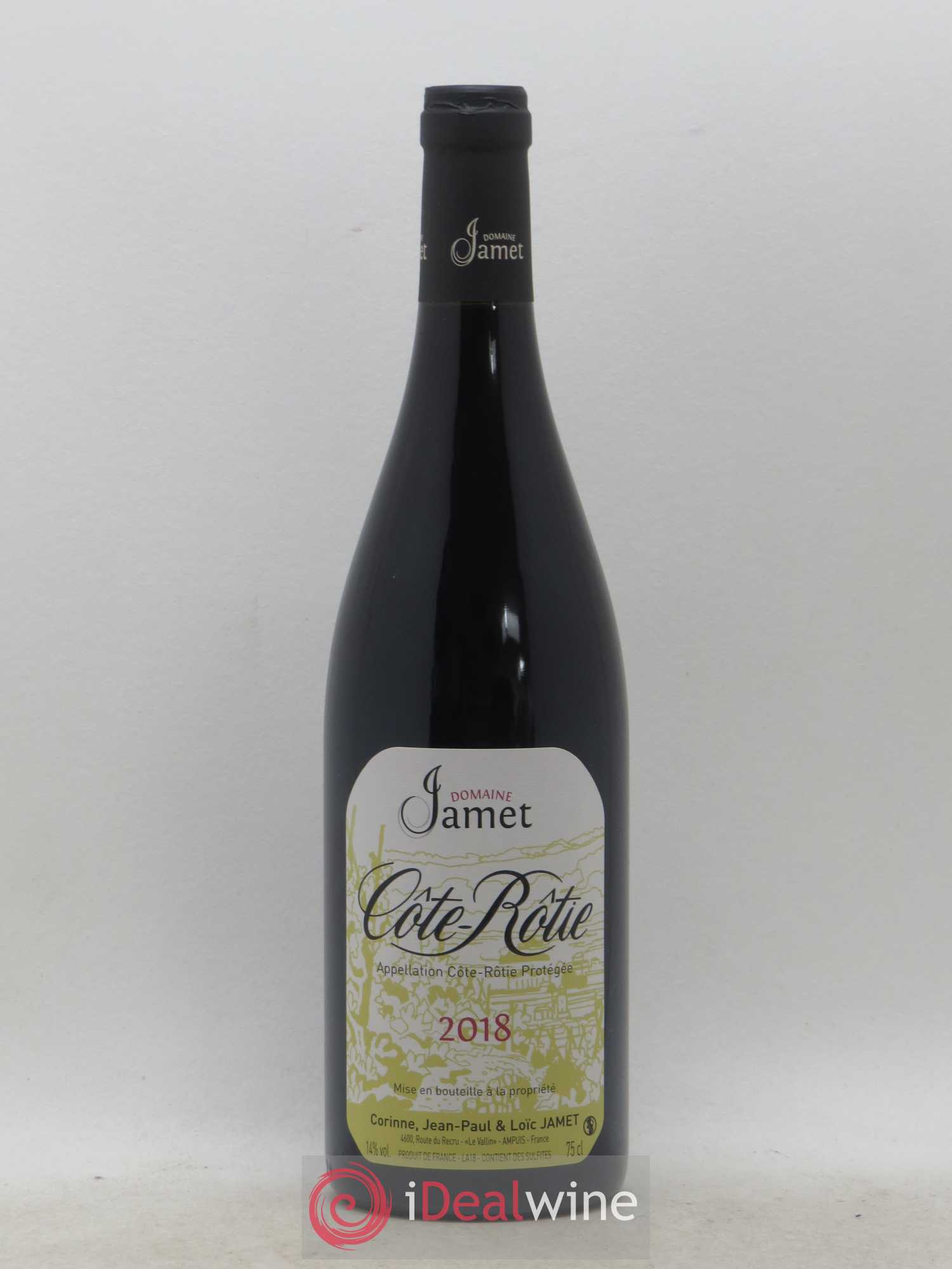 Côte-Rôtie Jamet (Domaine) 2018 - Lot de 1 bouteille - 0