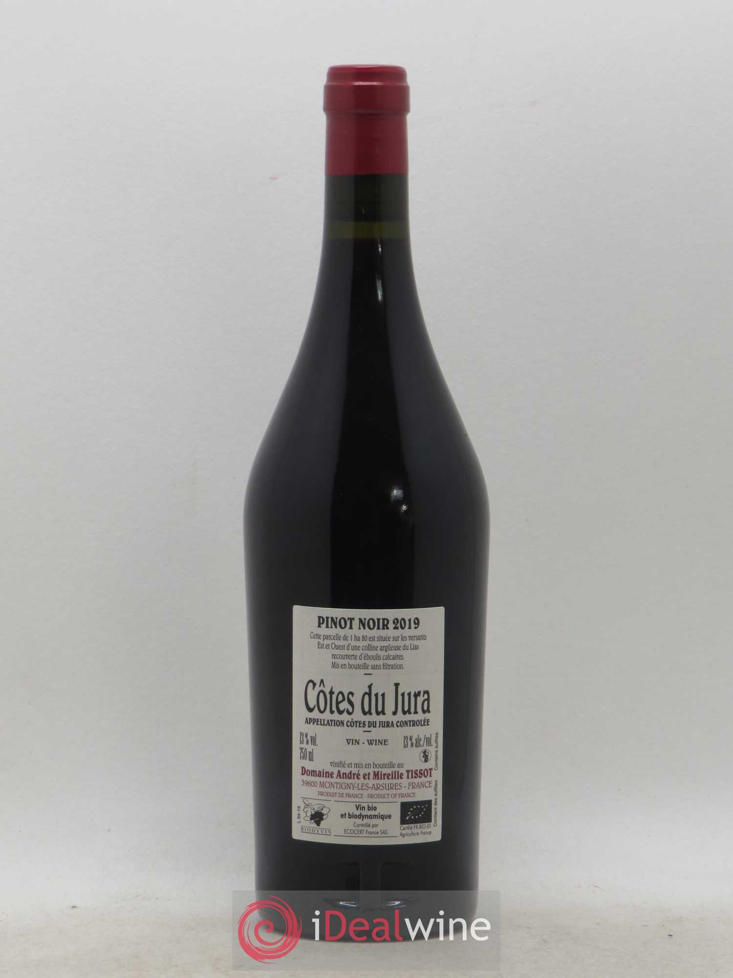 Côtes du Jura En Barberon Bénédicte et Stéphane Tissot 2019 - Lot de 1 bouteille - 1