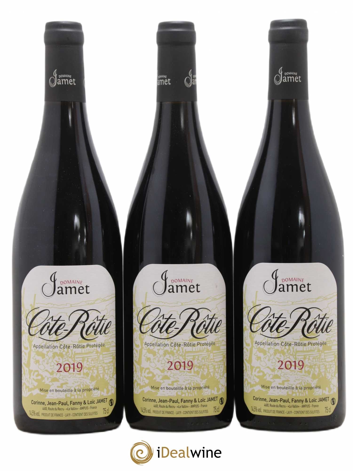 Côte-Rôtie Jamet (Domaine) 2019 - Lot de 3 bouteilles - 0
