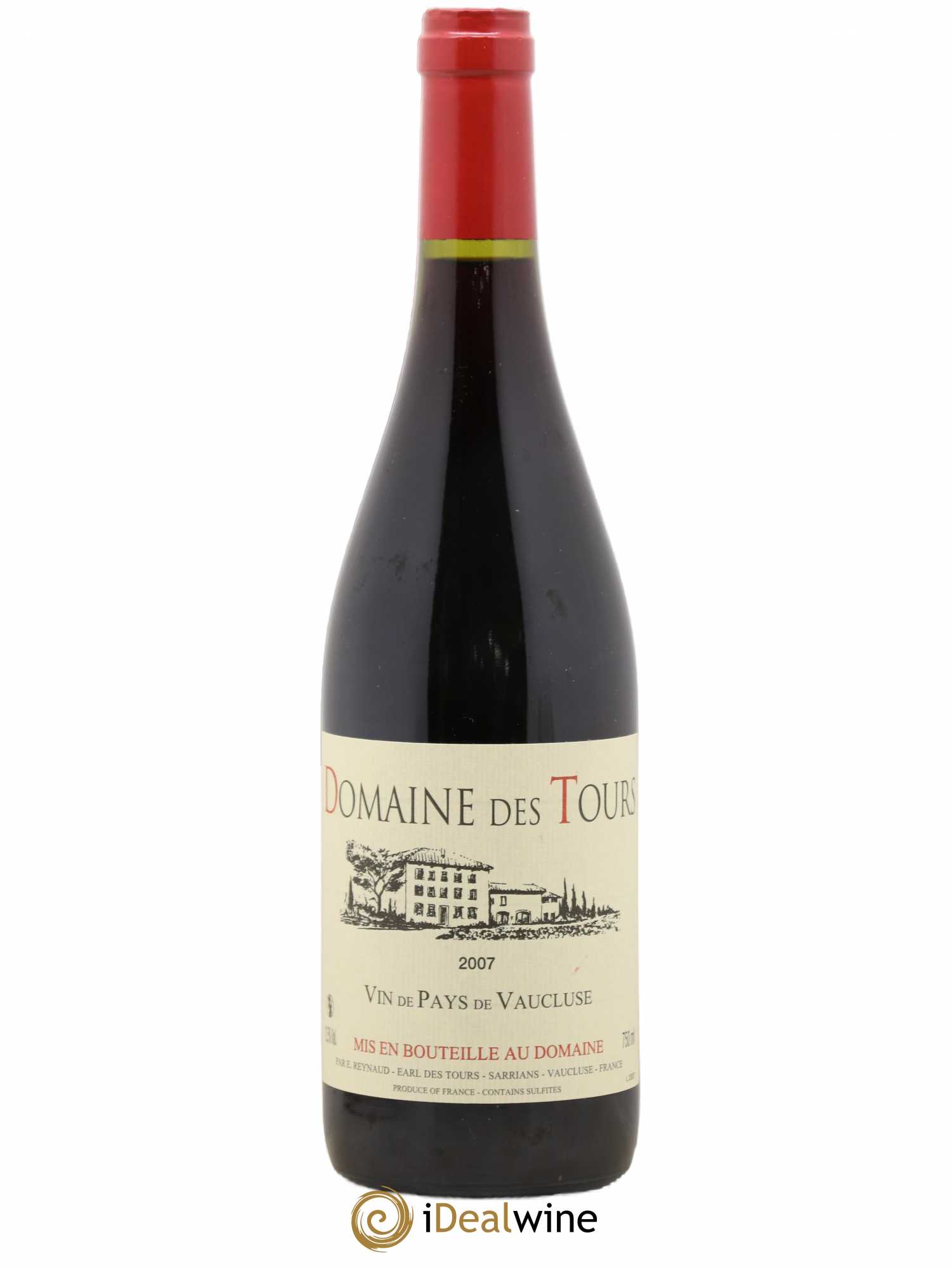 Vaucluse (Vin de Pays de Vaucluse) Domaine des Tours Emmanuel Reynaud 2007 - Lot de 1 bouteille - 0