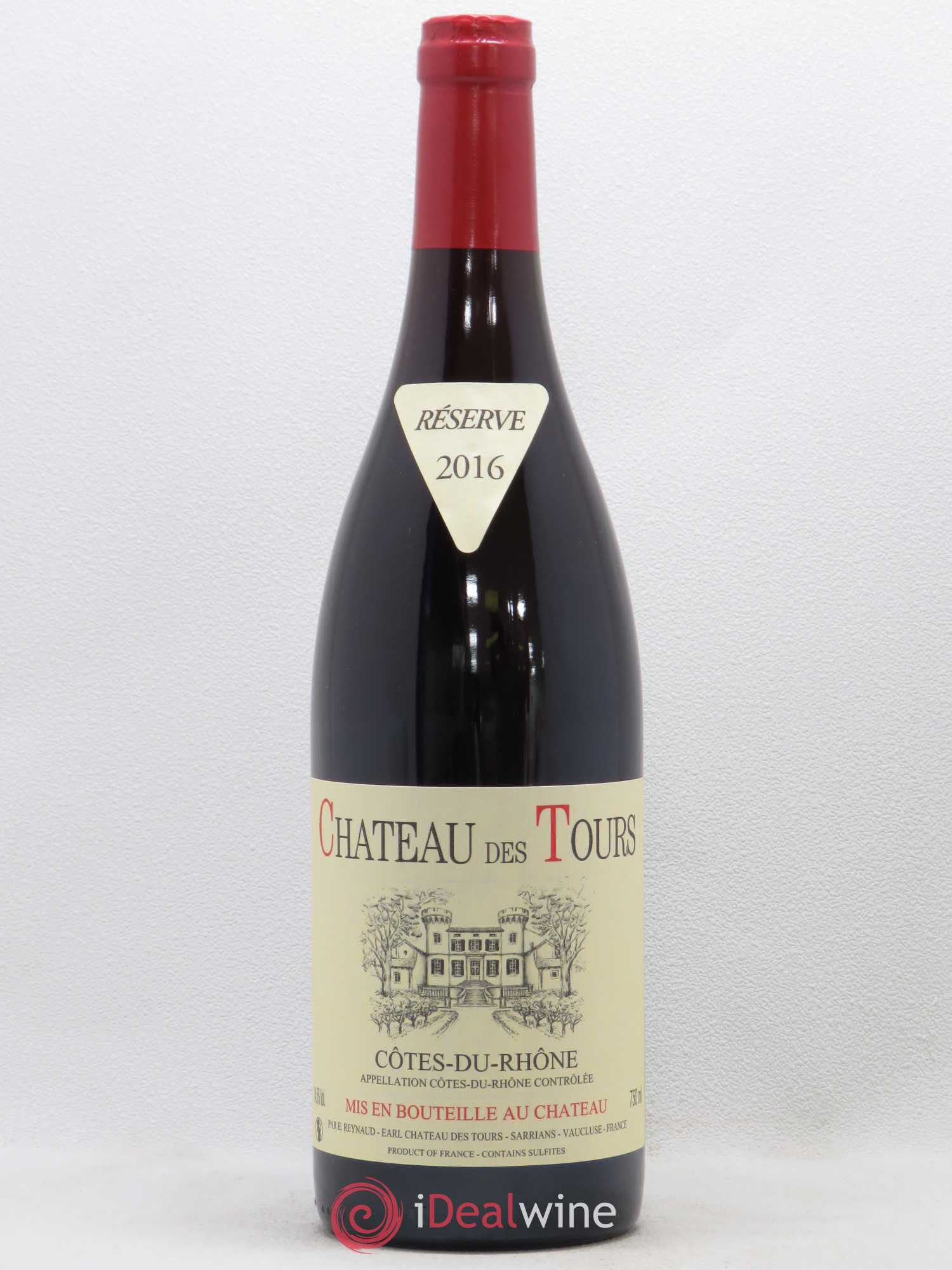 Côtes-du-Rhône Château des Tours Emmanuel Reynaud 2016 - Lot de 1 bouteille - 0