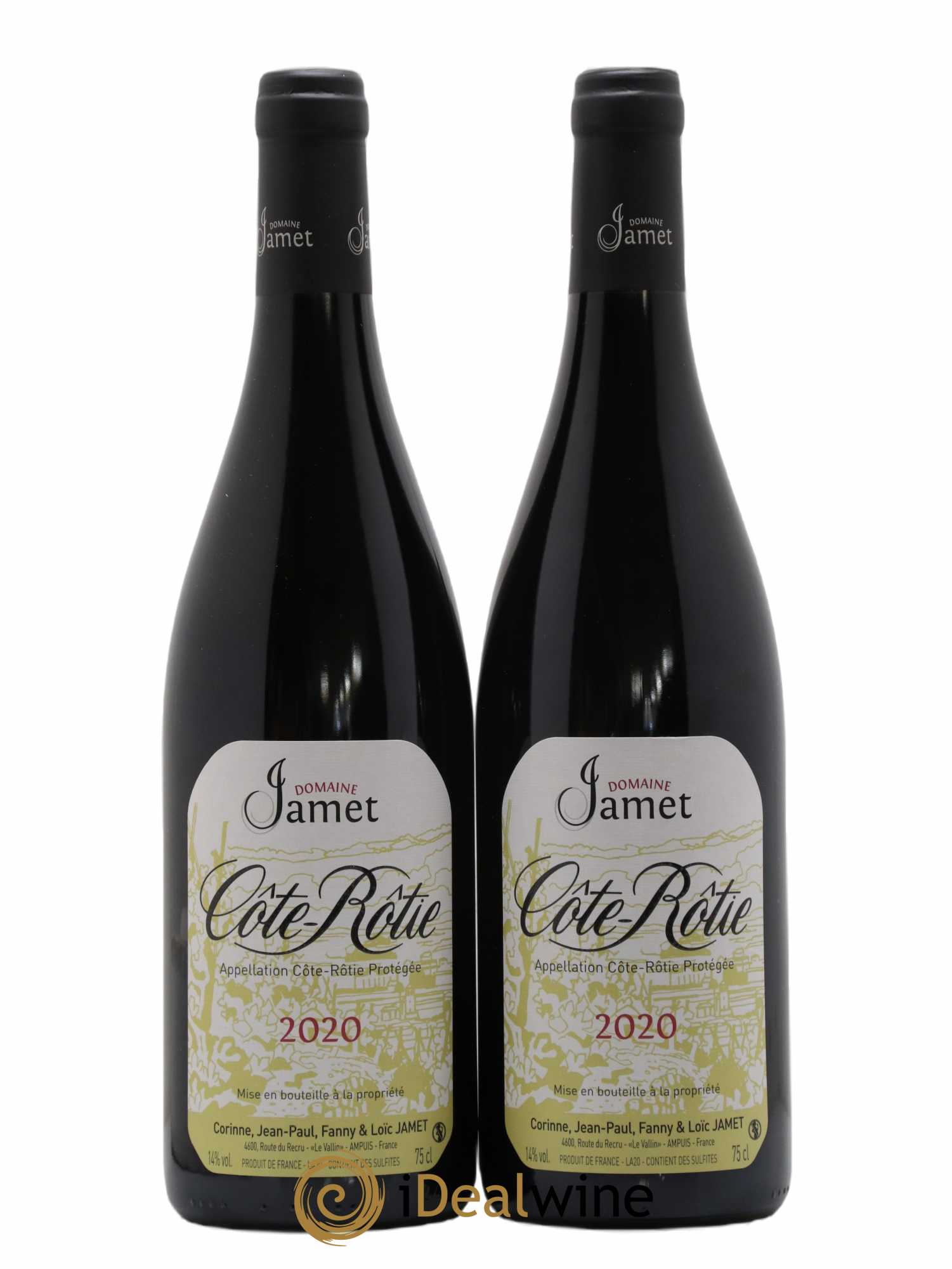 Côte-Rôtie Jamet (Domaine) 2020 - Lot de 2 bouteilles - 0