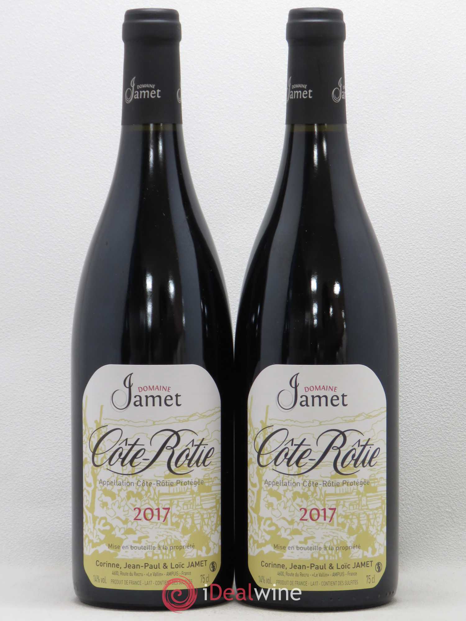 Côte-Rôtie Jamet (Domaine) 2017 - Lot de 2 bouteilles - 0