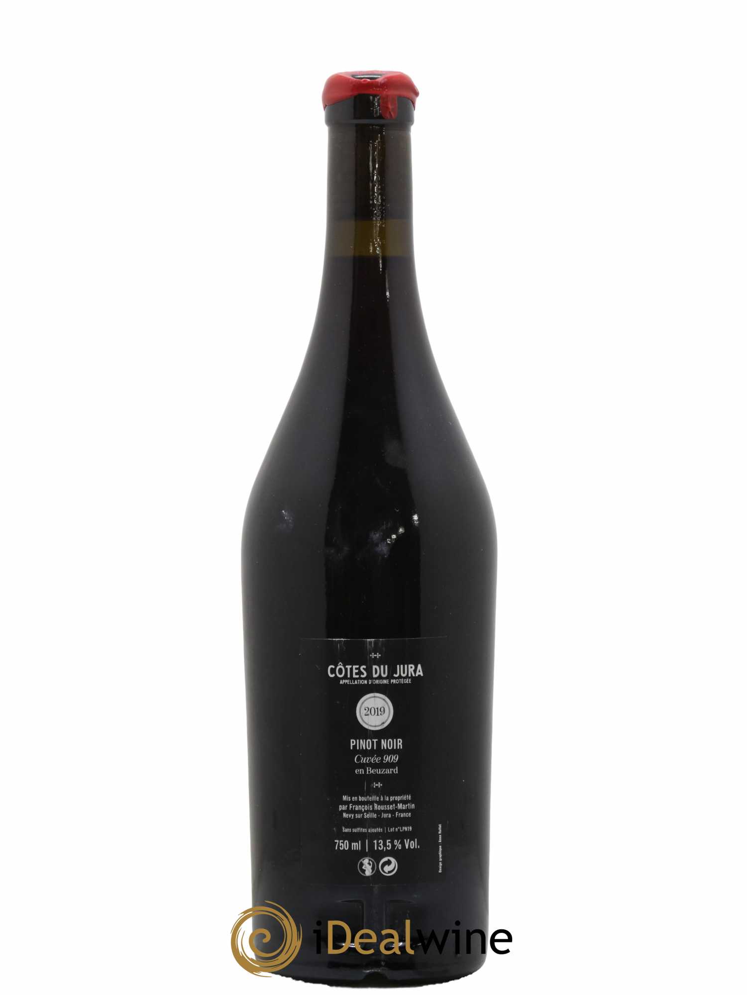Côtes du Jura Pinot noir En Beuzard 909 François Rousset Martin 2019 - Lot de 1 bouteille - 1