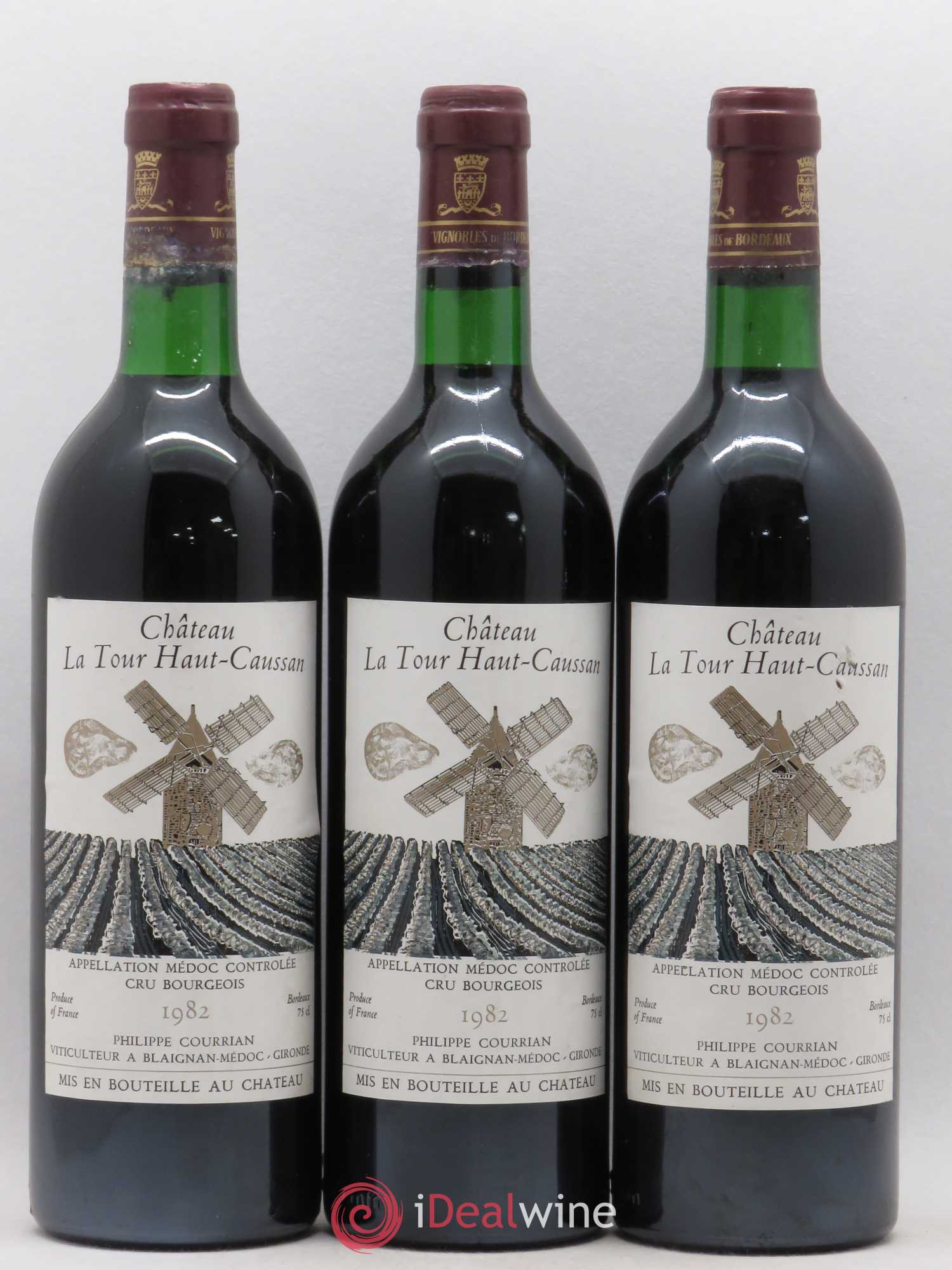 Château Tour Haut-Caussan Cru Bourgeois 1982 - Lot de 6 bouteilles - 2