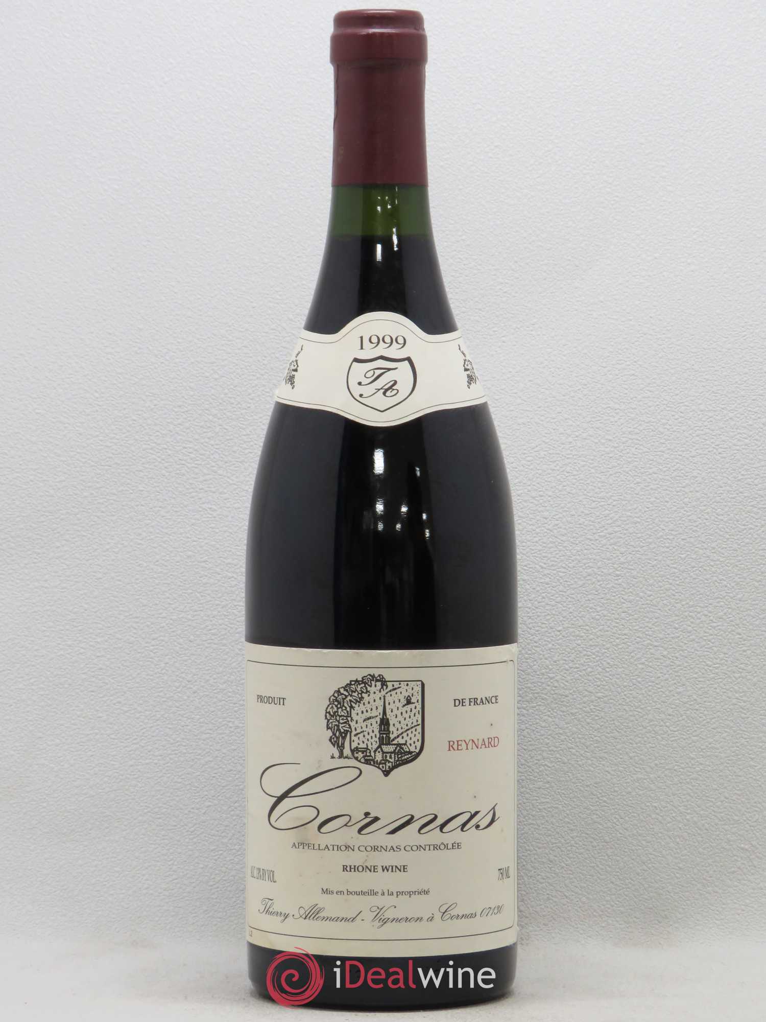 Cornas Reynard Thierry Allemand 1999 - Lot de 1 bouteille - 0