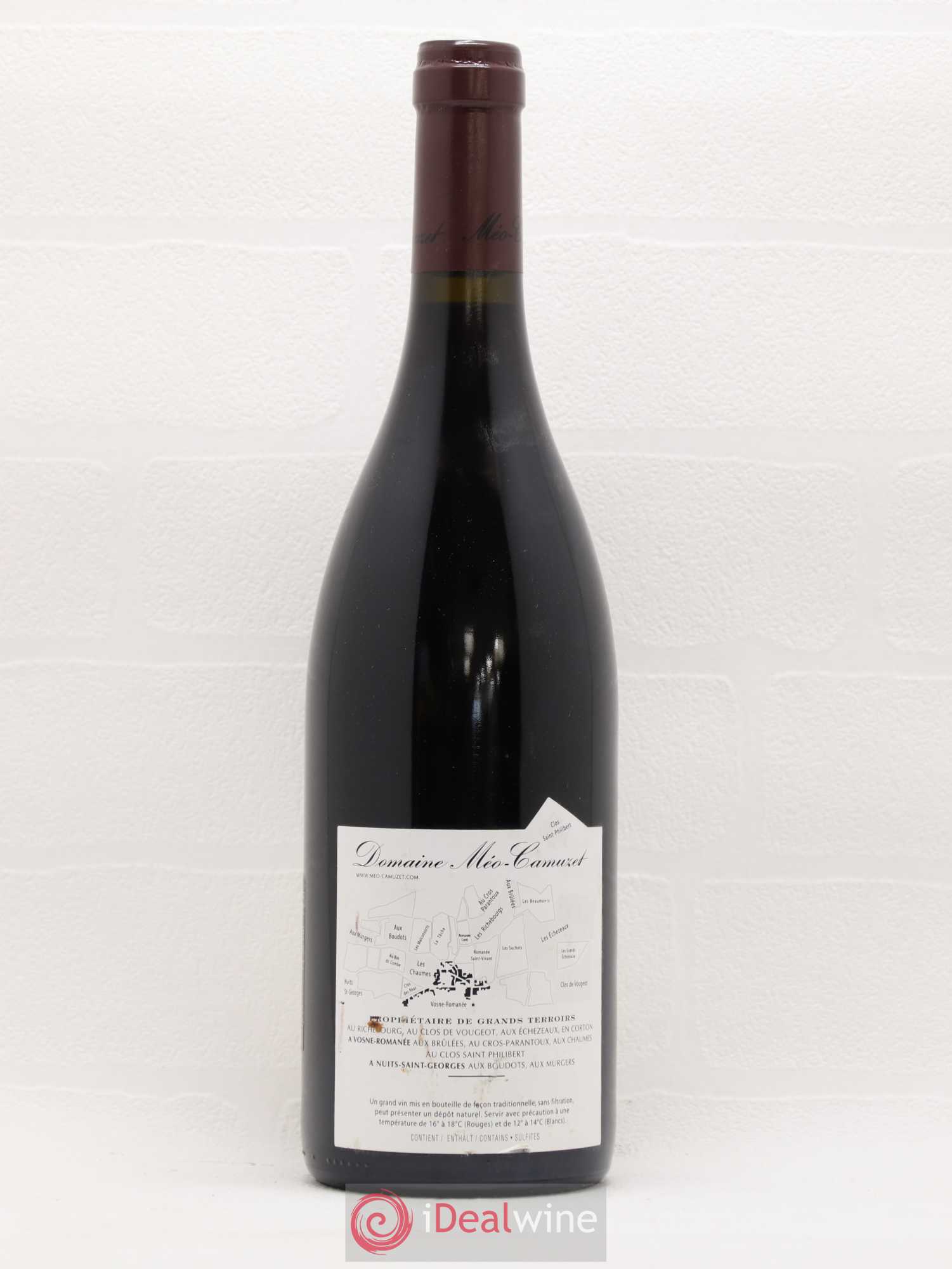 Clos de Vougeot Grand Cru Méo-Camuzet (Domaine) 2010 - Lot de 1 bouteille - 1