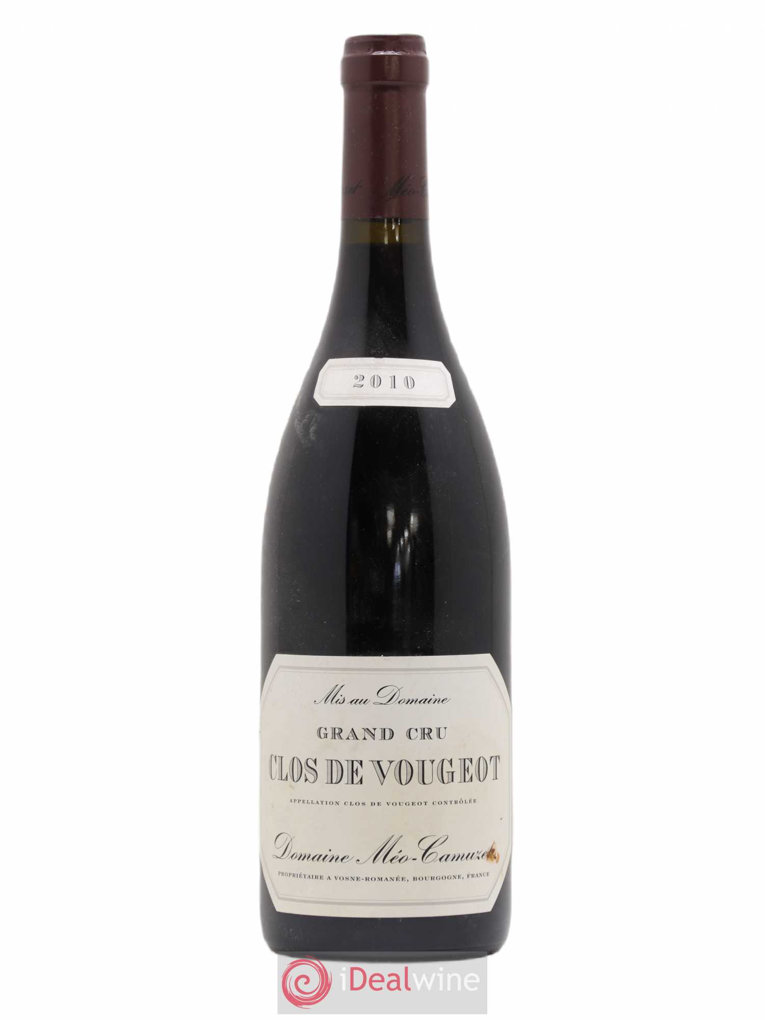 Clos de Vougeot Grand Cru Méo-Camuzet (Domaine) 2010 - Lot de 1 bouteille - 0