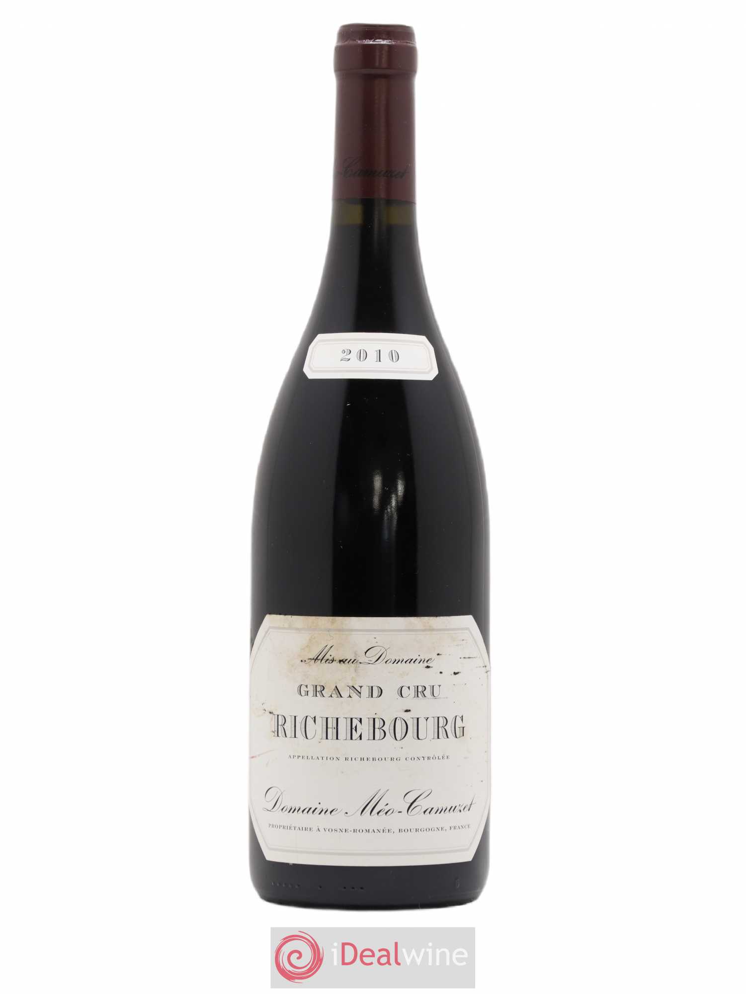 Richebourg Grand Cru Méo-Camuzet (Domaine) 2010 - Lot de 1 bouteille - 0