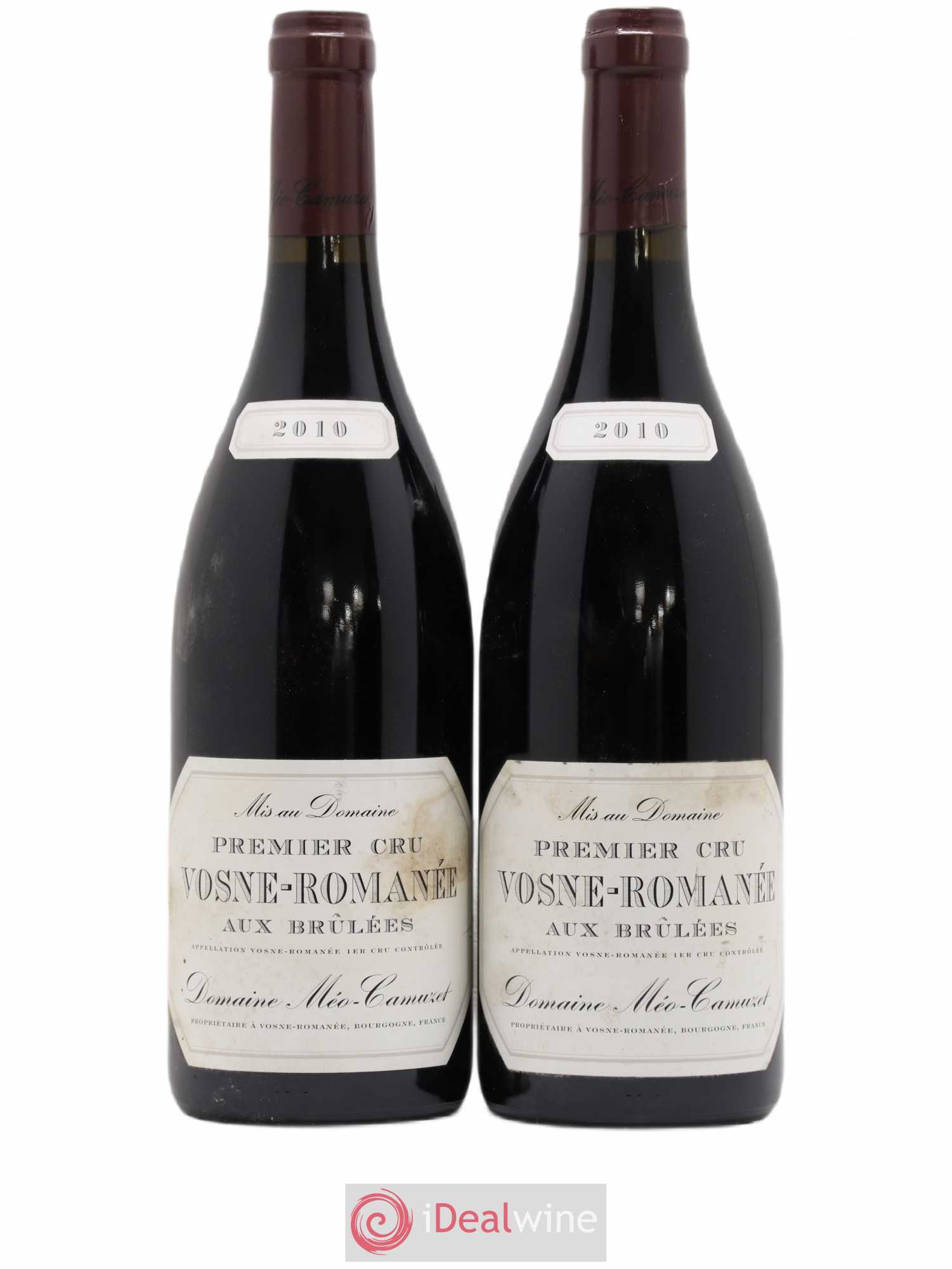 Vosne-Romanée 1er Cru Aux Brûlées Méo-Camuzet (Domaine) 2010 - Lot de 2 bouteilles - 0