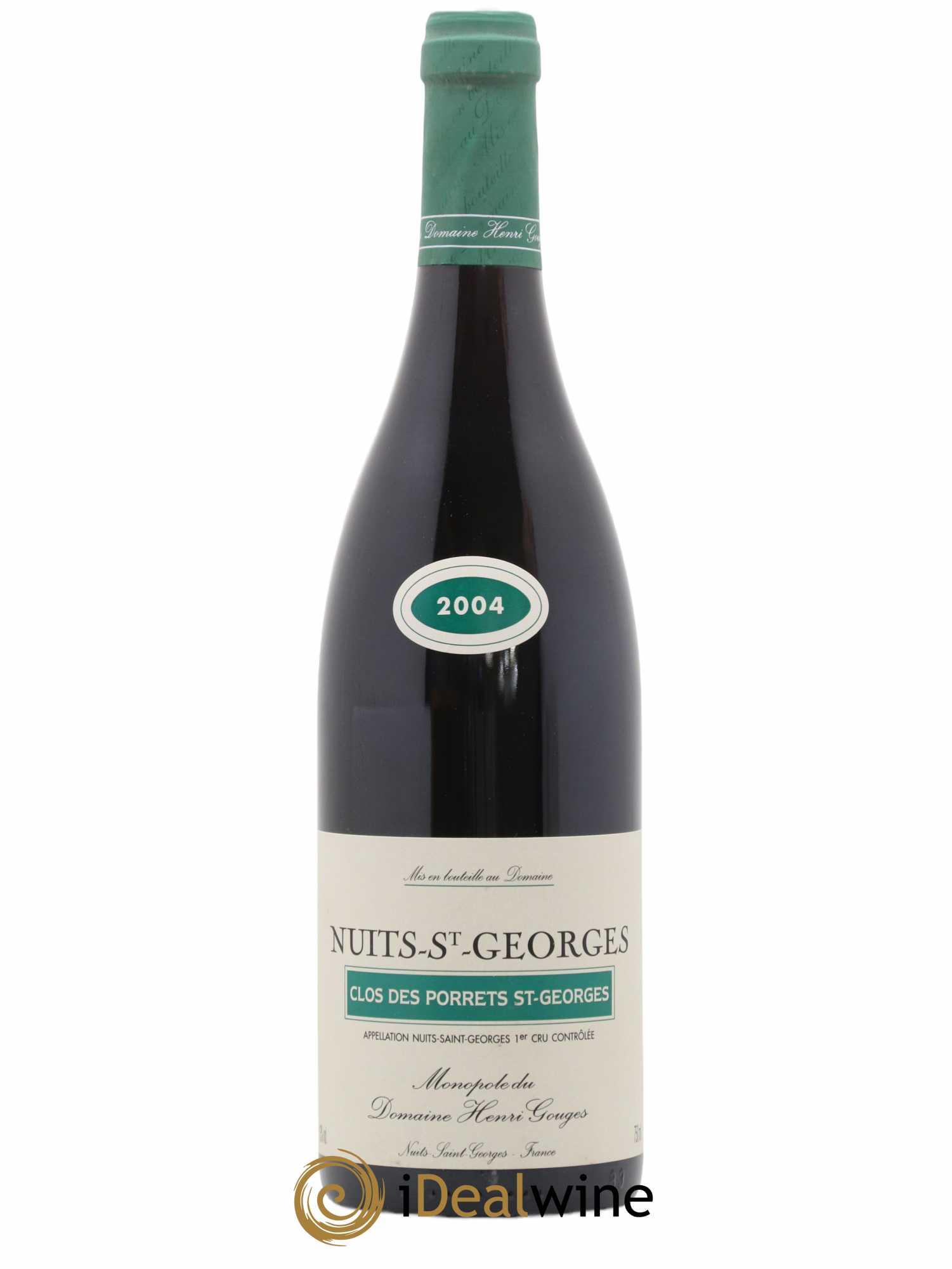 Nuits-Saint-Georges 1er Cru Clos des Porrets St Georges Henri Gouges 2004 - Lot de 1 bouteille - 0