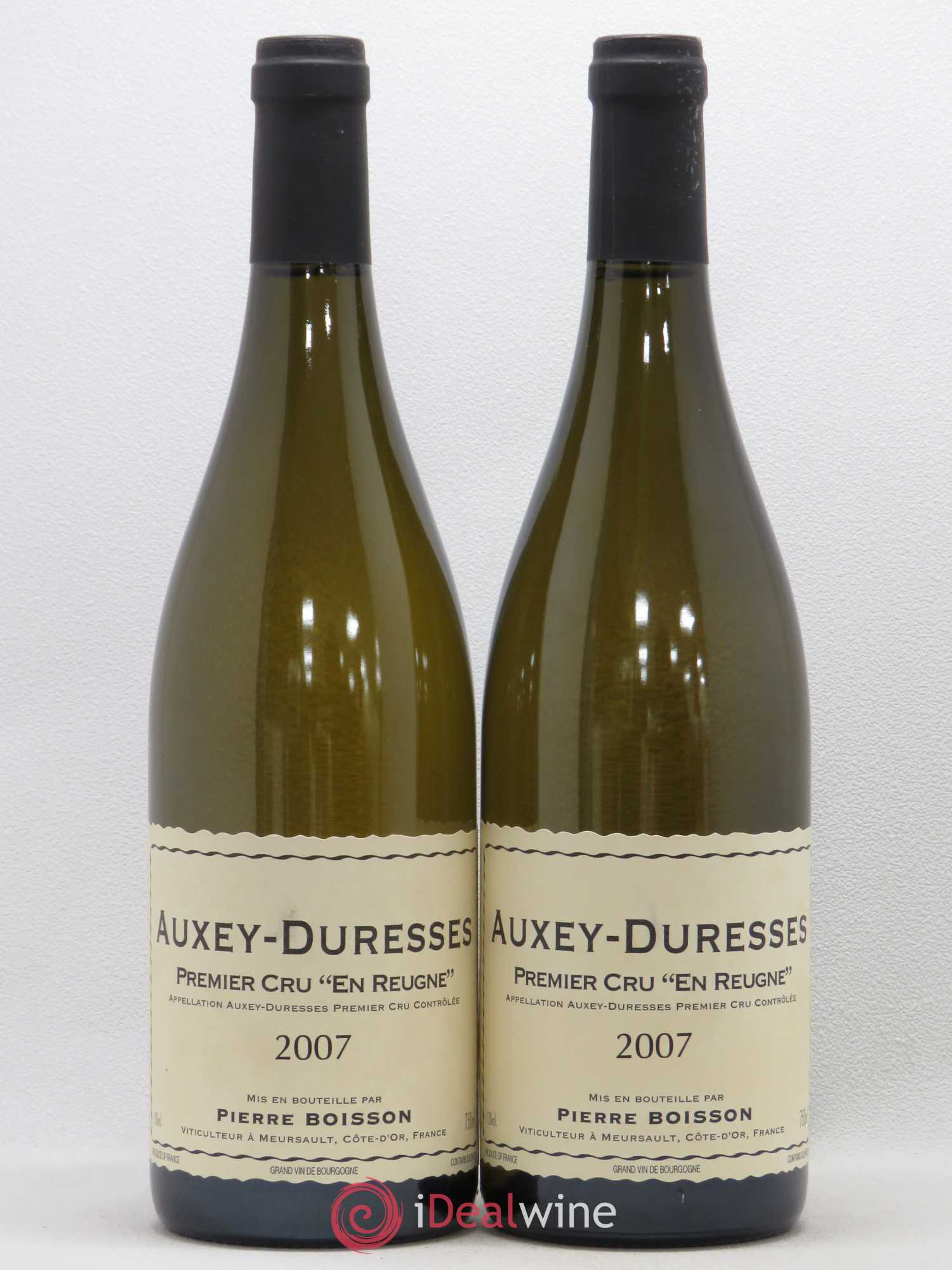 Auxey-Duresses 1er Cru En Reugne Pierre Boisson (Domaine) 2007 - Lot de 2 bouteilles - 0
