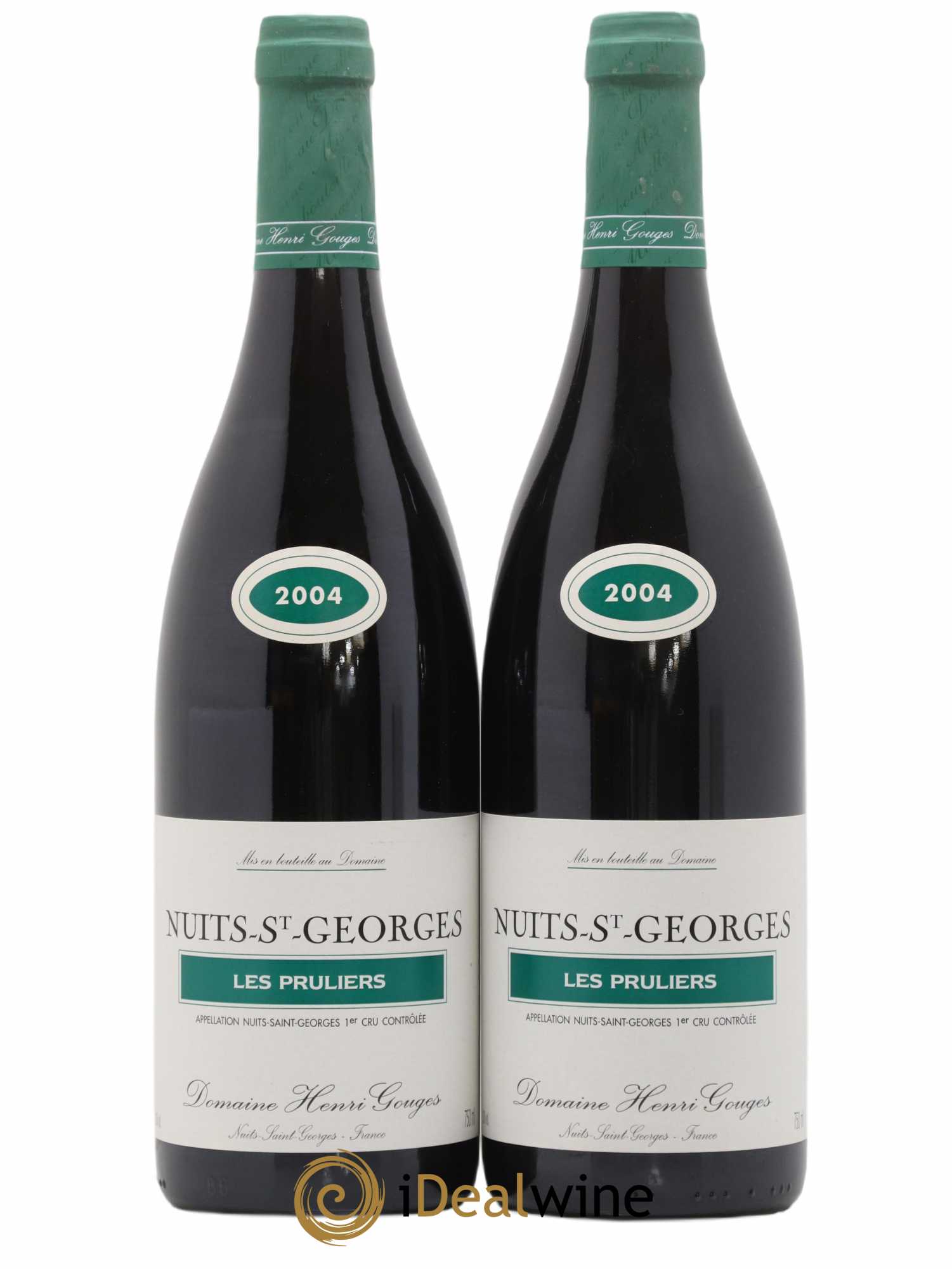 Nuits-Saint-Georges 1er Cru Les Pruliers Henri Gouges 2004 - Lot of 2 bottles - 0