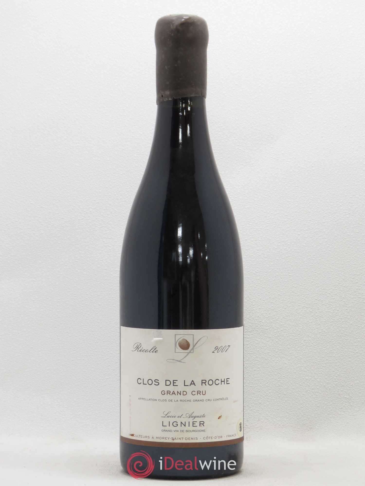 Clos de la Roche Grand Cru Lucie et Auguste Lignier 2007 - Lot de 1 bouteille - 0
