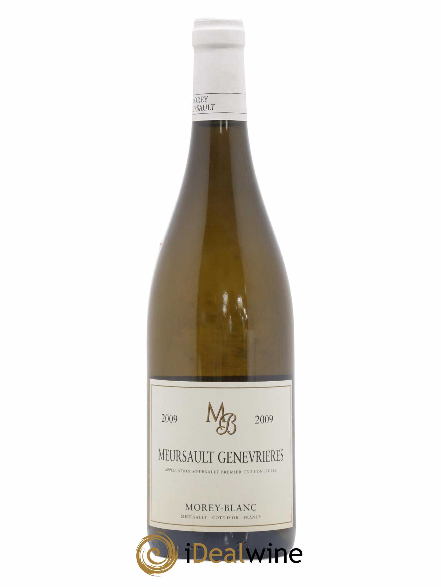 Meursault 1er Cru Genevrières Morey-Blanc 2009 - Posten von 1 Flasche - 0