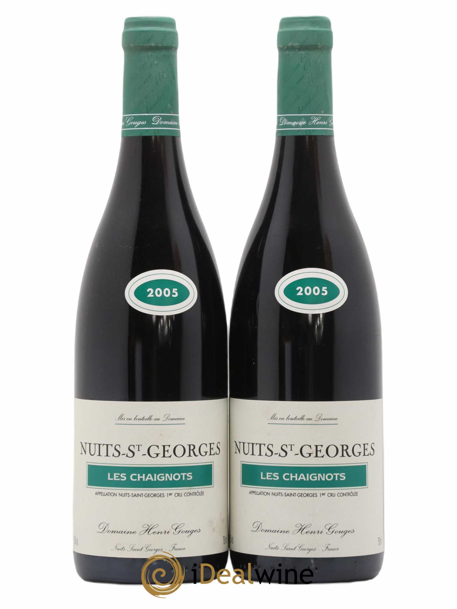 Nuits-Saint-Georges 1er Cru Les Chaignots Henri Gouges 2005 - Posten von 2 Flaschen - 0