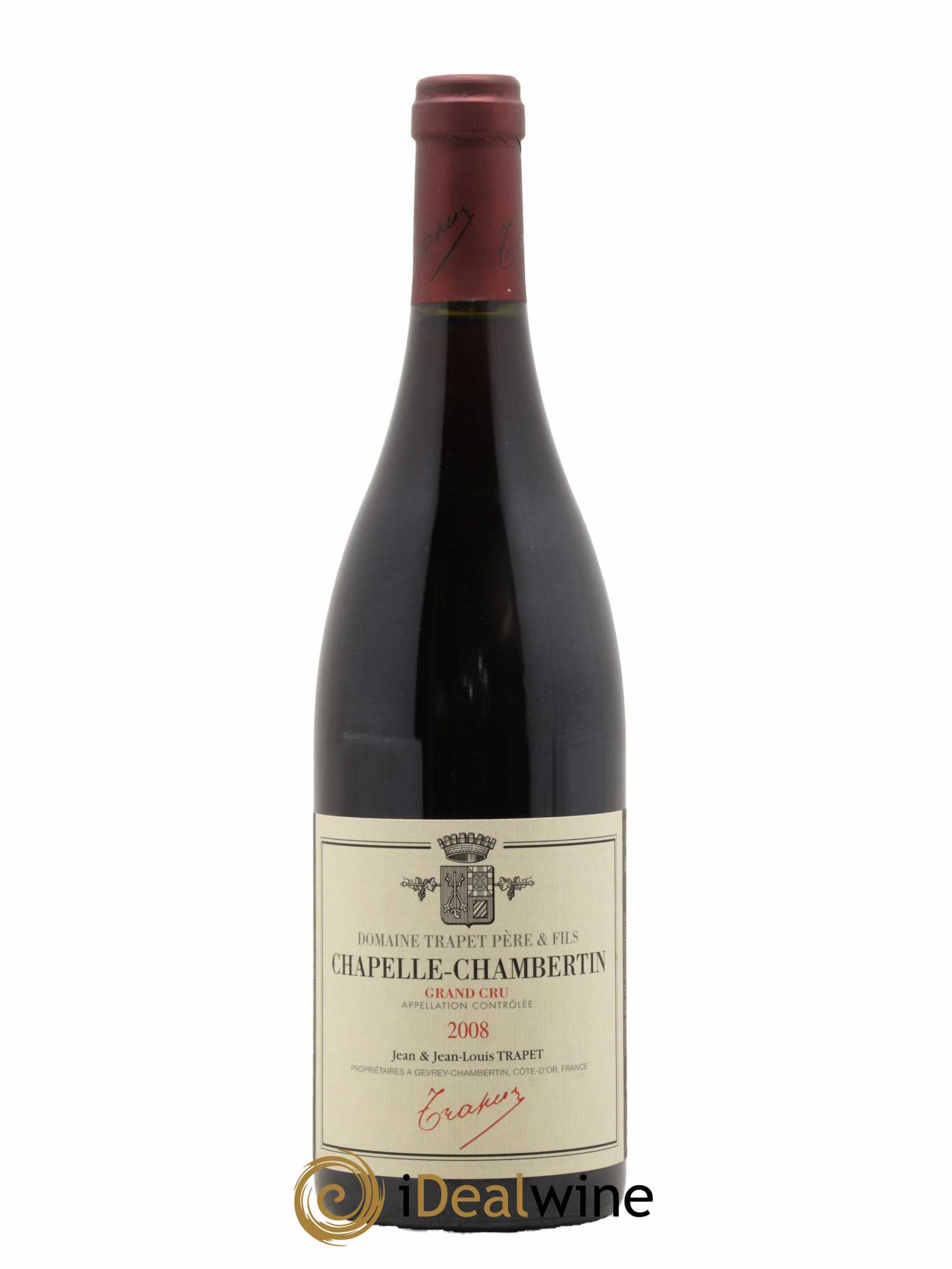 Chapelle-Chambertin Grand Cru Domaine Trapet 2008 - Lot de 1 bouteille - 0