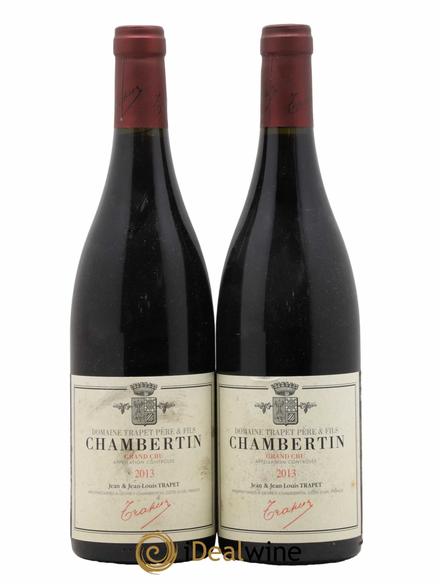Chambertin Grand Cru Domaine Trapet 2013 - Lot de 2 bouteilles - 0