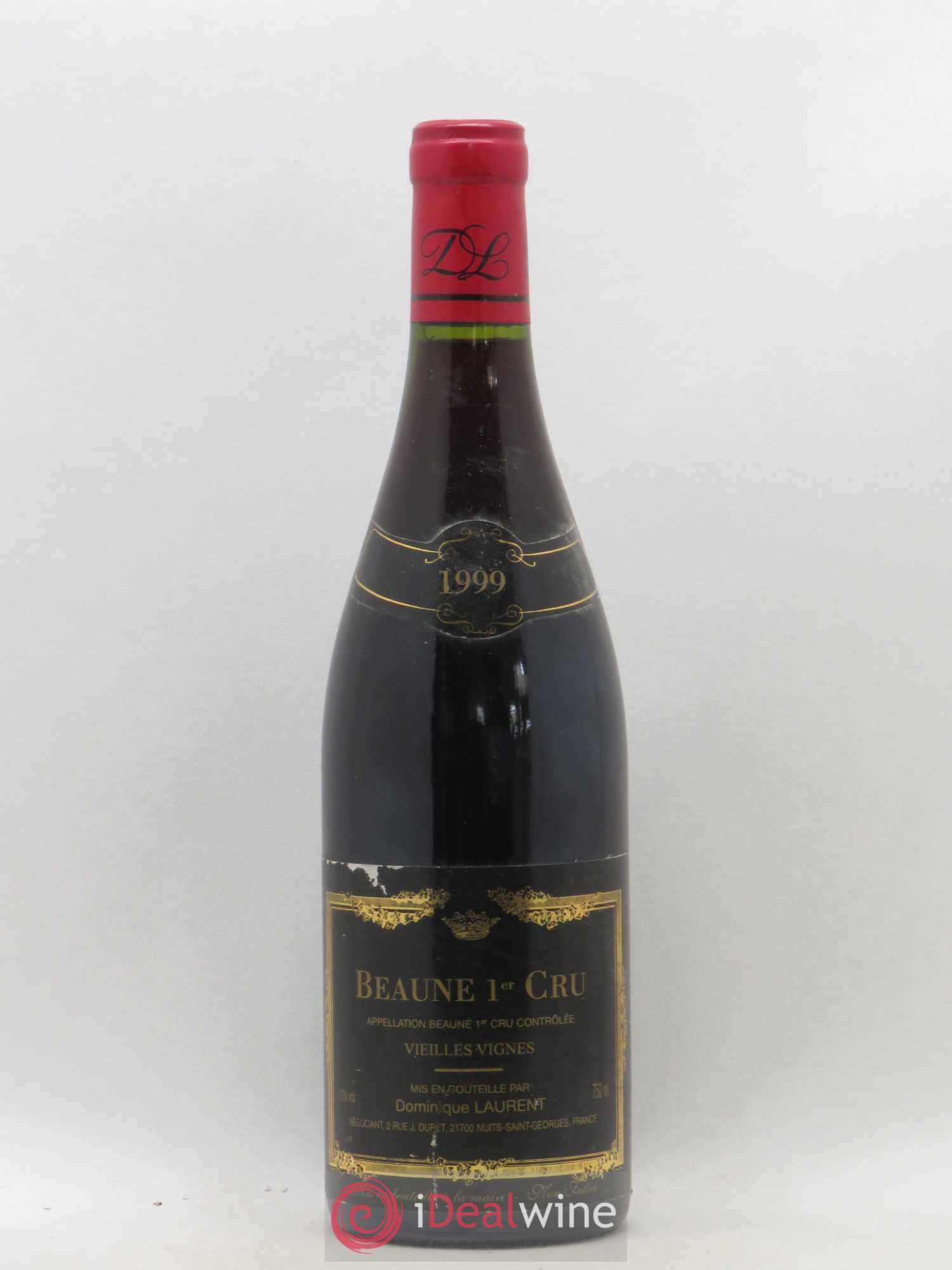 Beaune 1er Cru Vieilles Vignes Dominique Laurent 1999 - Lot de 1 bouteille - 0