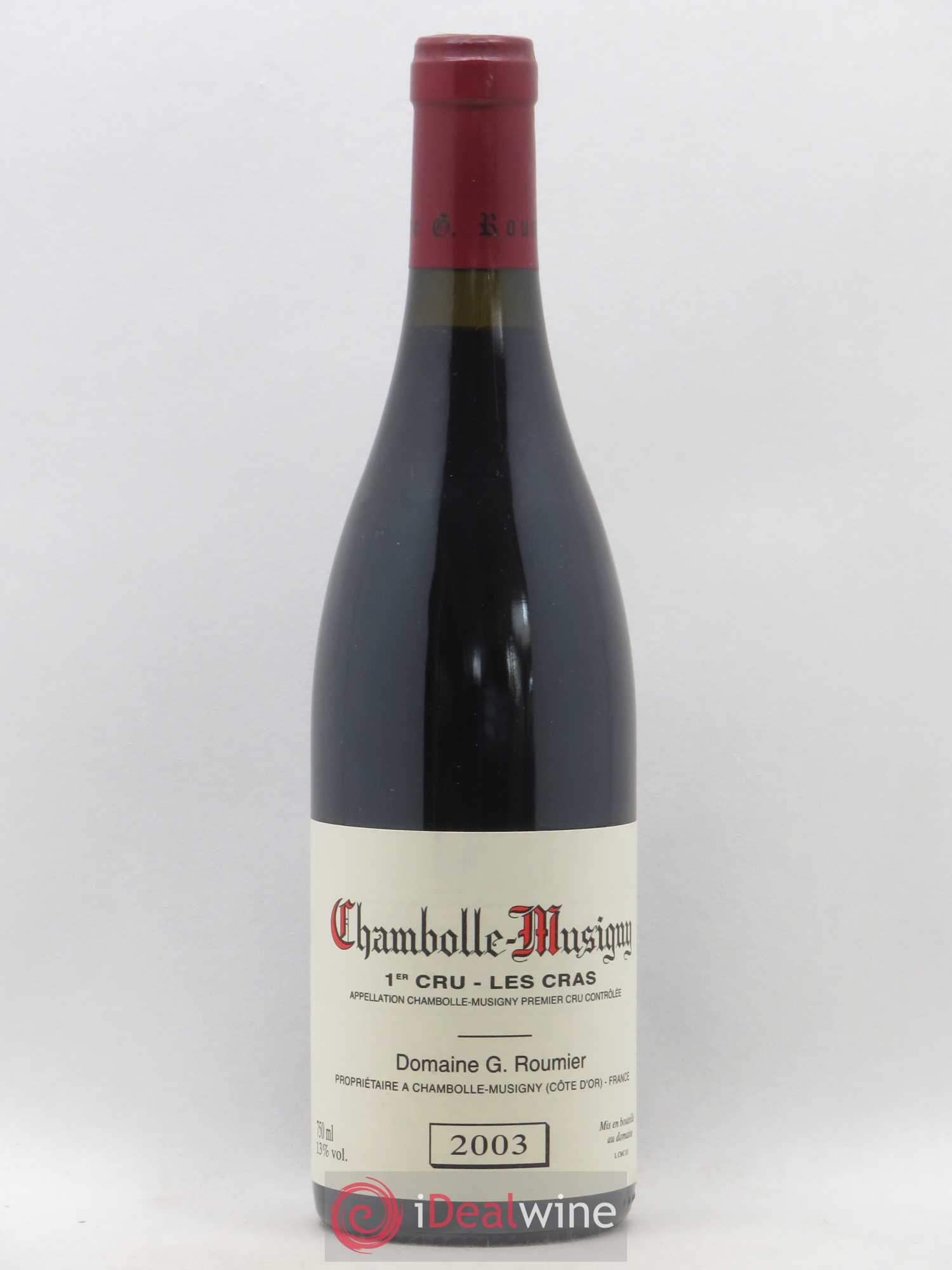 Chambolle-Musigny 1er Cru Les Cras Georges Roumier (Domaine) 2003 - Lot de 1 bouteille - 0